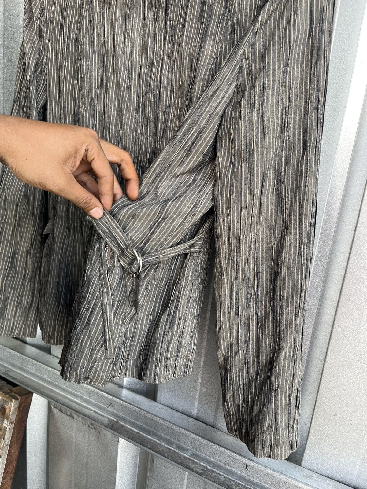 Issey Miyake carente pleated jacket /yohji/pleatsplease/cdg/prada/ Size M / US 6-8 / IT 42-44 - 6 Thumbnail