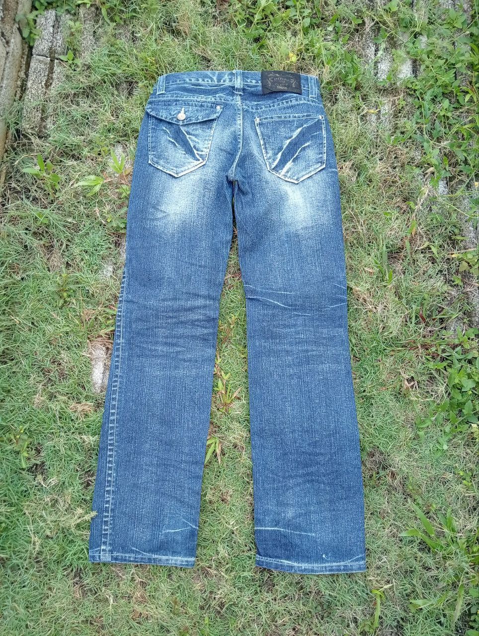 Japanese Brand JAPANESE ZEROSAIL DISTRESSED LOOK BLUE JEANS Size US 32 / EU 48 - 9 Thumbnail