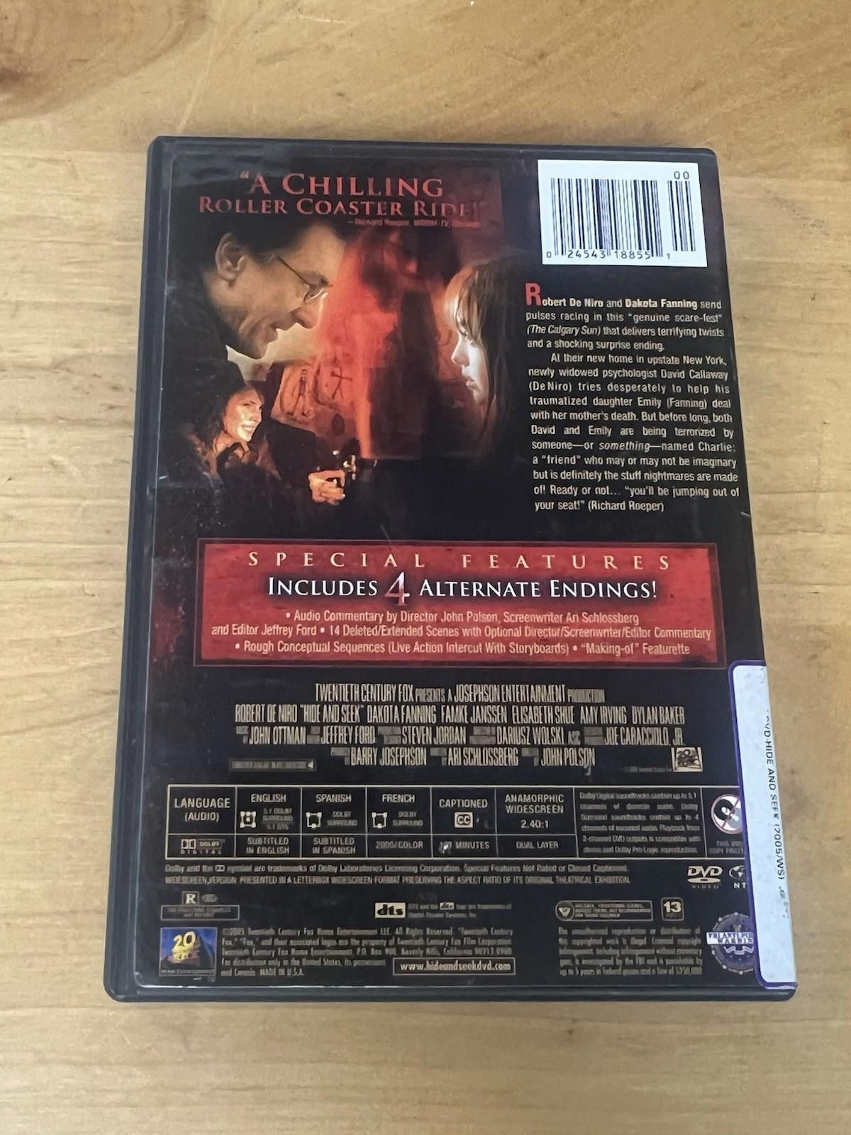 Other Hide and Seek - DVD - GOOD Size ONE SIZE - 11 Thumbnail