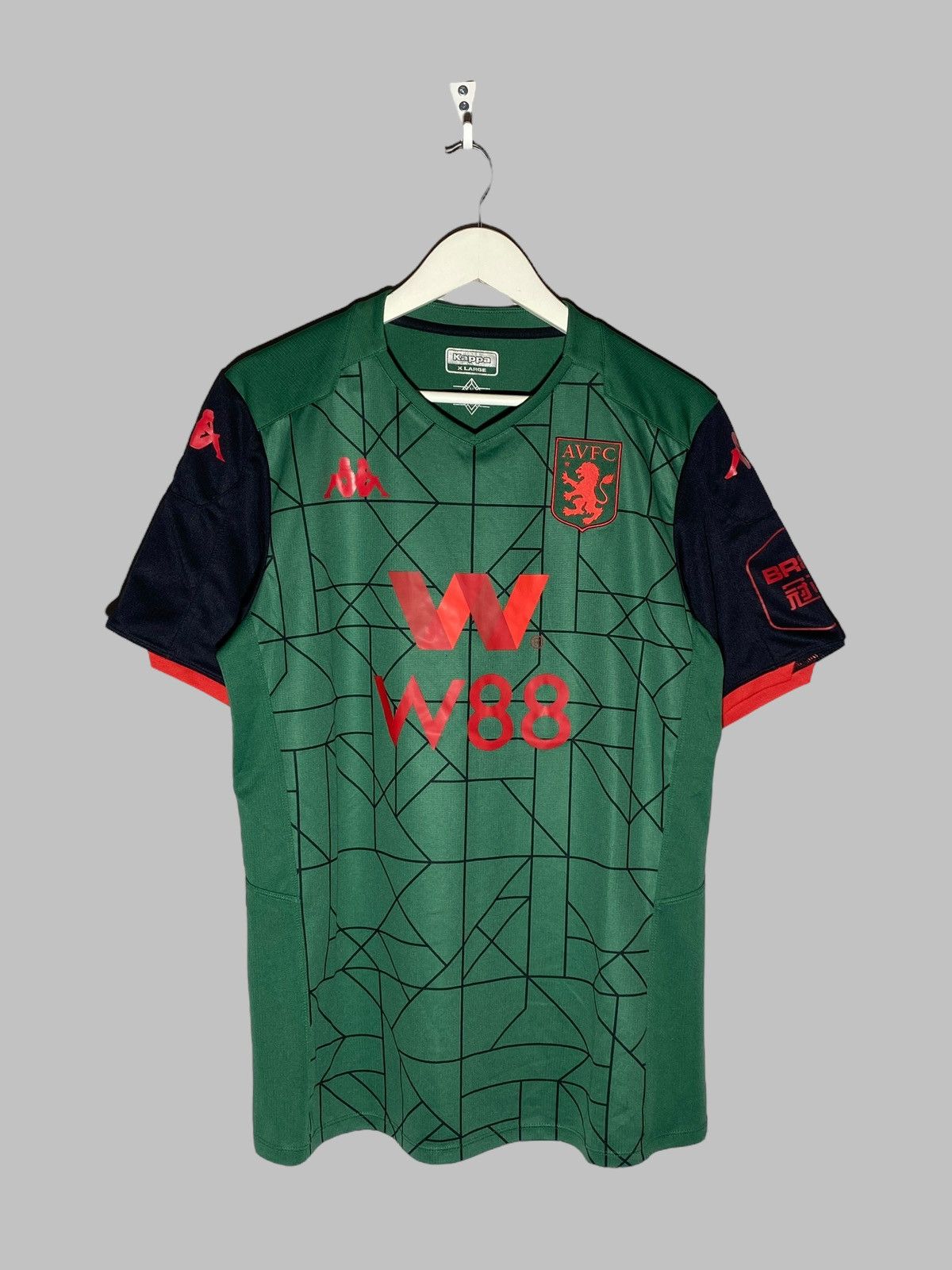 Kappa 🔥 ASTON VILLA KAPPA 2000S FOOTBALL SHIRT PREMIER LEAGUE Size US XL / EU 56 / 4 - 1 Thumbnail