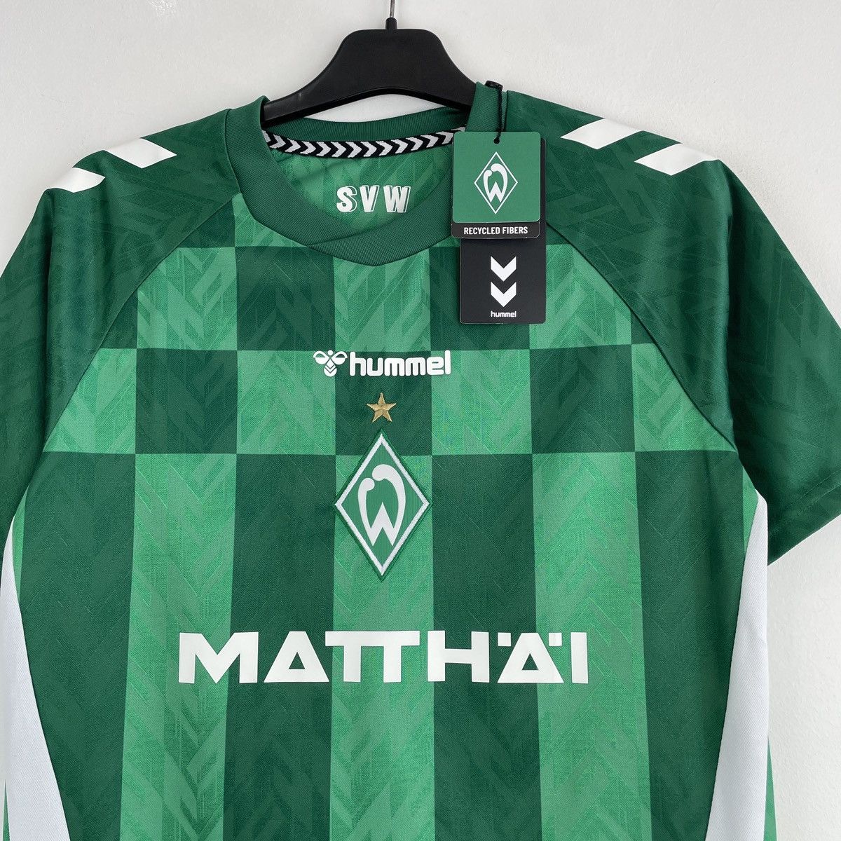 Hummel Werder Bremen Schmid Home Jersey Shirt 2024/2025 size XS-S Size US S / EU 44-46 / 1 - 3 Thumbnail