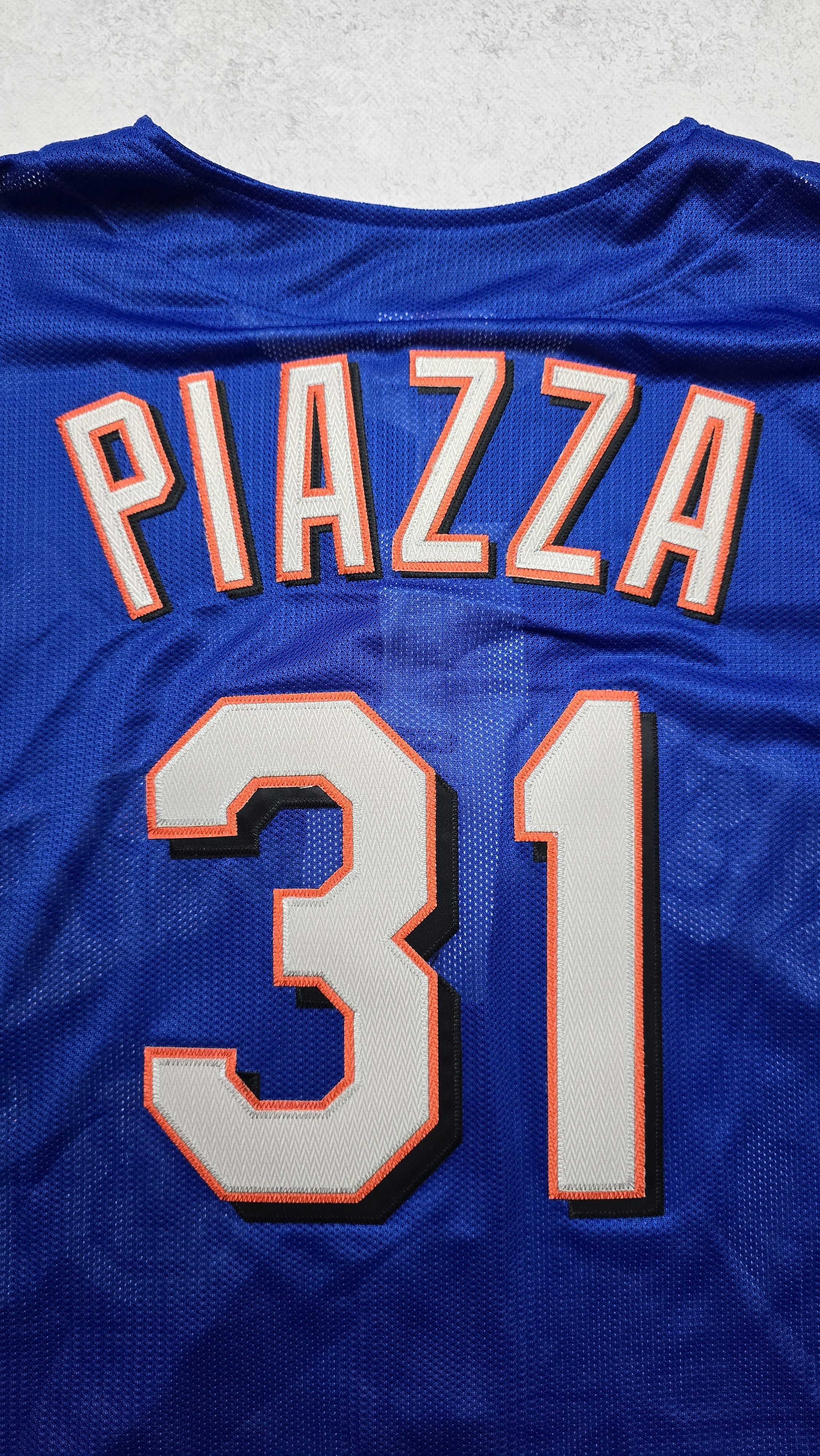 Mitchell & Ness Mike Piazza New York Mets 1999 Button Jersey Size US XXL / EU 58 / 5 - 4 Thumbnail