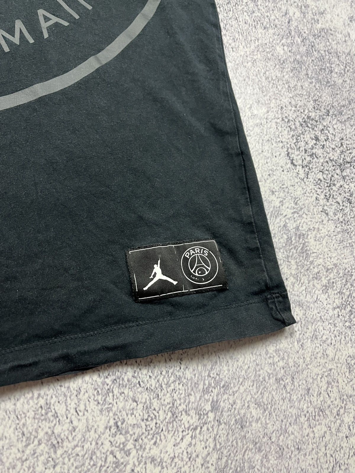 Jordan Brand Jordan Paris Saint Germain Big Logo T Shirt Drill Hype Y2k Size US M / EU 48-50 / 2 - 5 Thumbnail