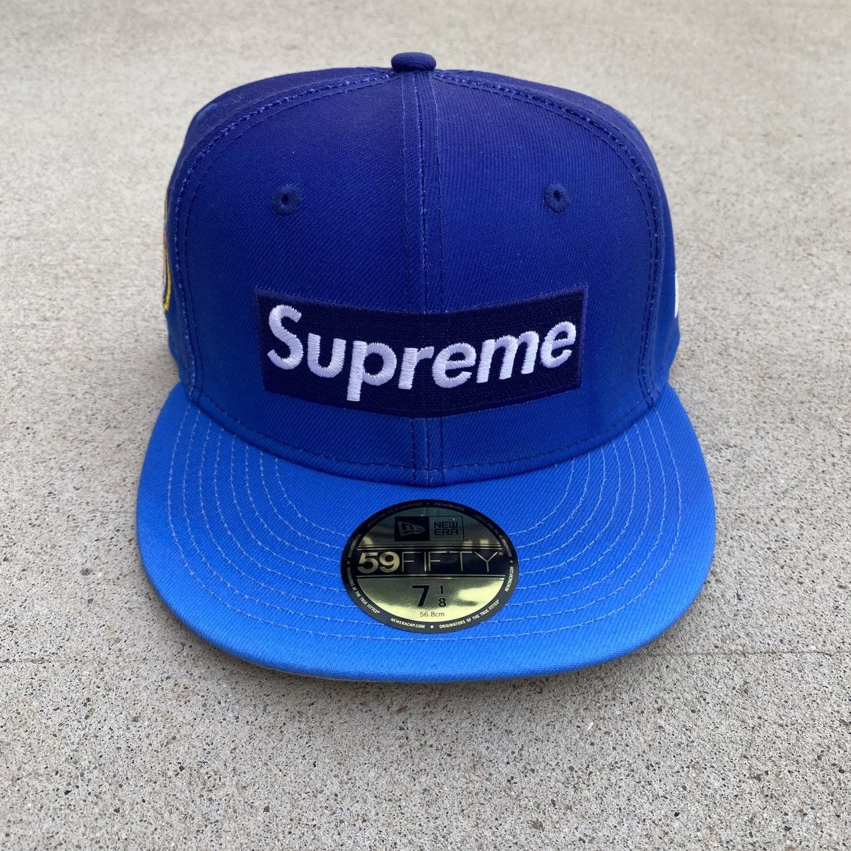 Supreme Supreme x New York Yankees Box Logo New Era Navy Fitted