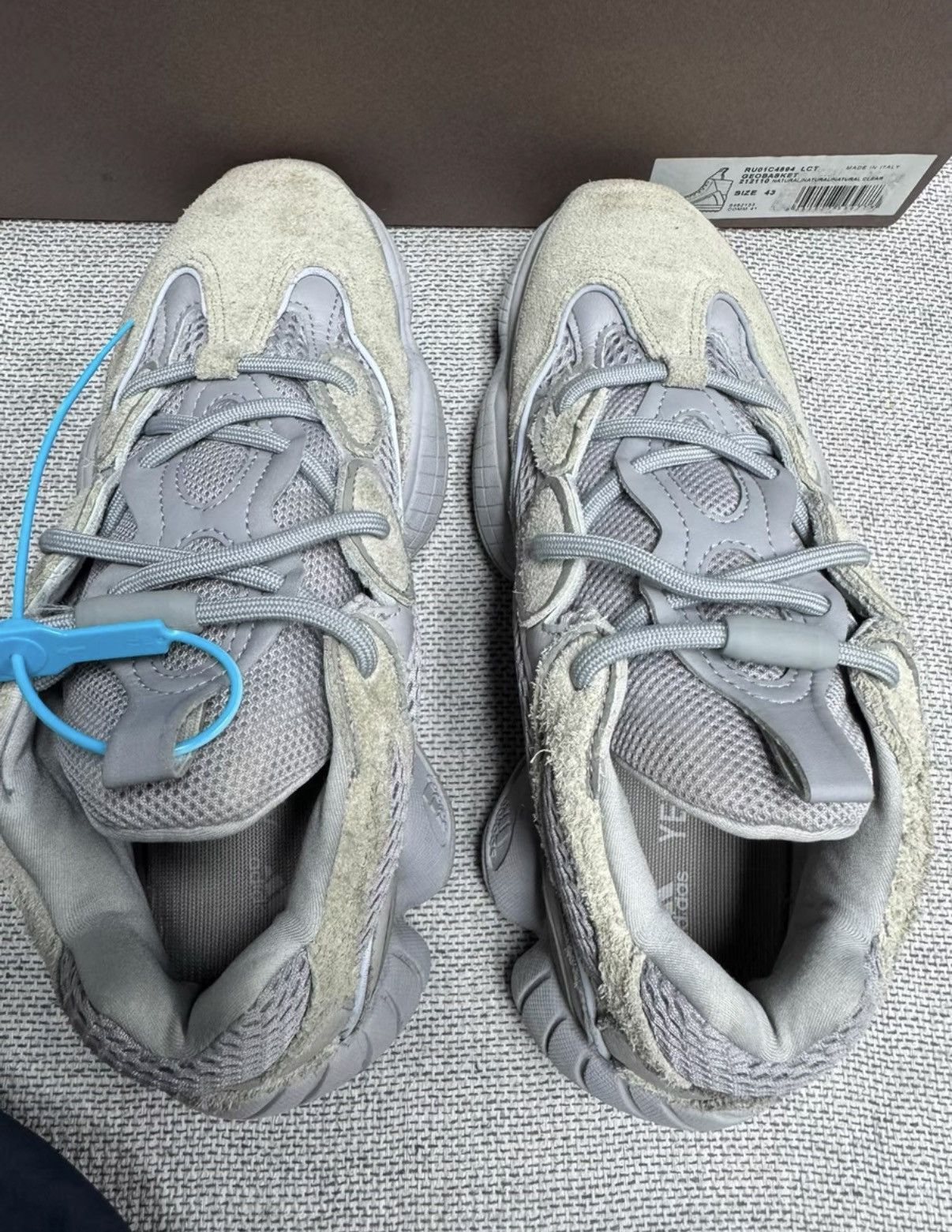 Adidas Adidas Yeezy 500 Stone Salt IE4783 K37 Size US 7.5 / EU 40-41 - 2 Thumbnail