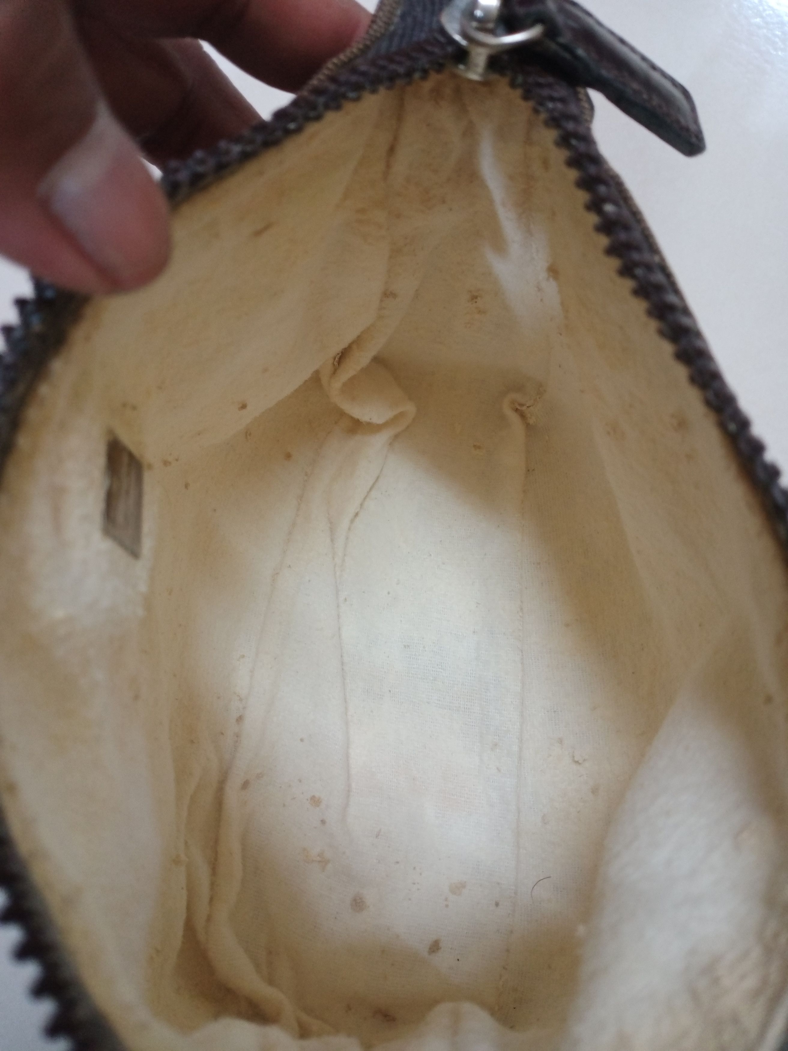 Fendi Vintage FENDI Zucca Canvas Mini Hand Bag Brown Black Size ONE SIZE - 14 Thumbnail