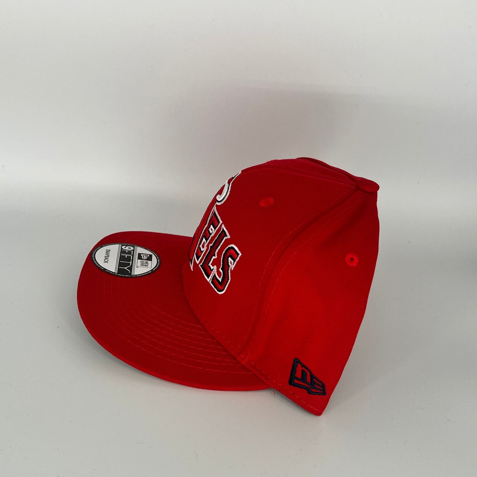 New Era Red Los Angeles Angels ANAELS New Era MLB 9Fifty Snapback Size ONE SIZE - 2 Thumbnail