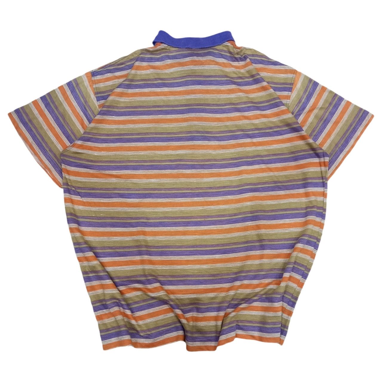 Yves Saint Laurent Vintage Yves Saint Laurent Retro Stripe Polo Size US L / EU 52-54 / 3 - 2 Thumbnail