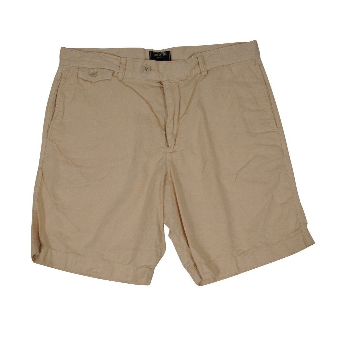 Todd Snyder Shorts Size US 36 Beige Cotton Linen Blend Size US 36 / EU 52 - 15 Thumbnail