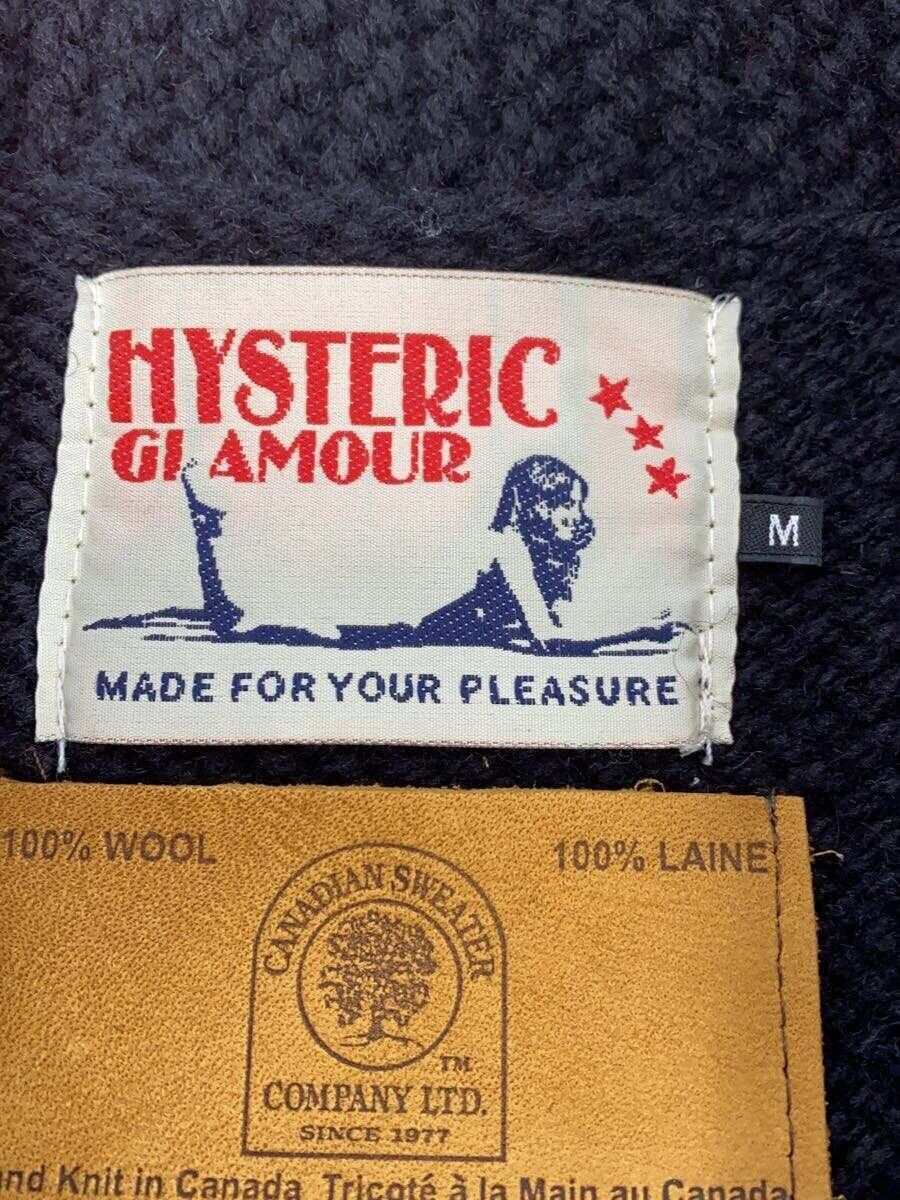 Hysteric Glamour Hysteric Glm Shawl Col Cowichan Knit Wool Crdgn Black Size US M / EU 48-50 / 2 - 4 Thumbnail