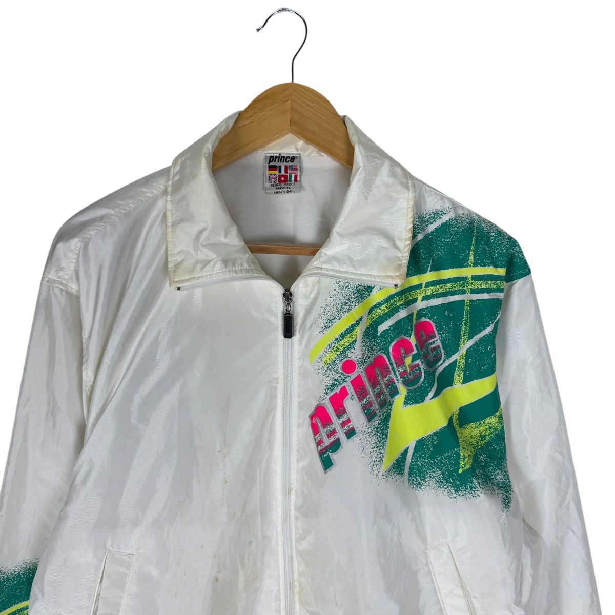 Prince 🌟PRINCE TENNIS EDBERG LIGHT ZIPPER JACKET Size US M / EU 48-50 / 2 - 3 Thumbnail