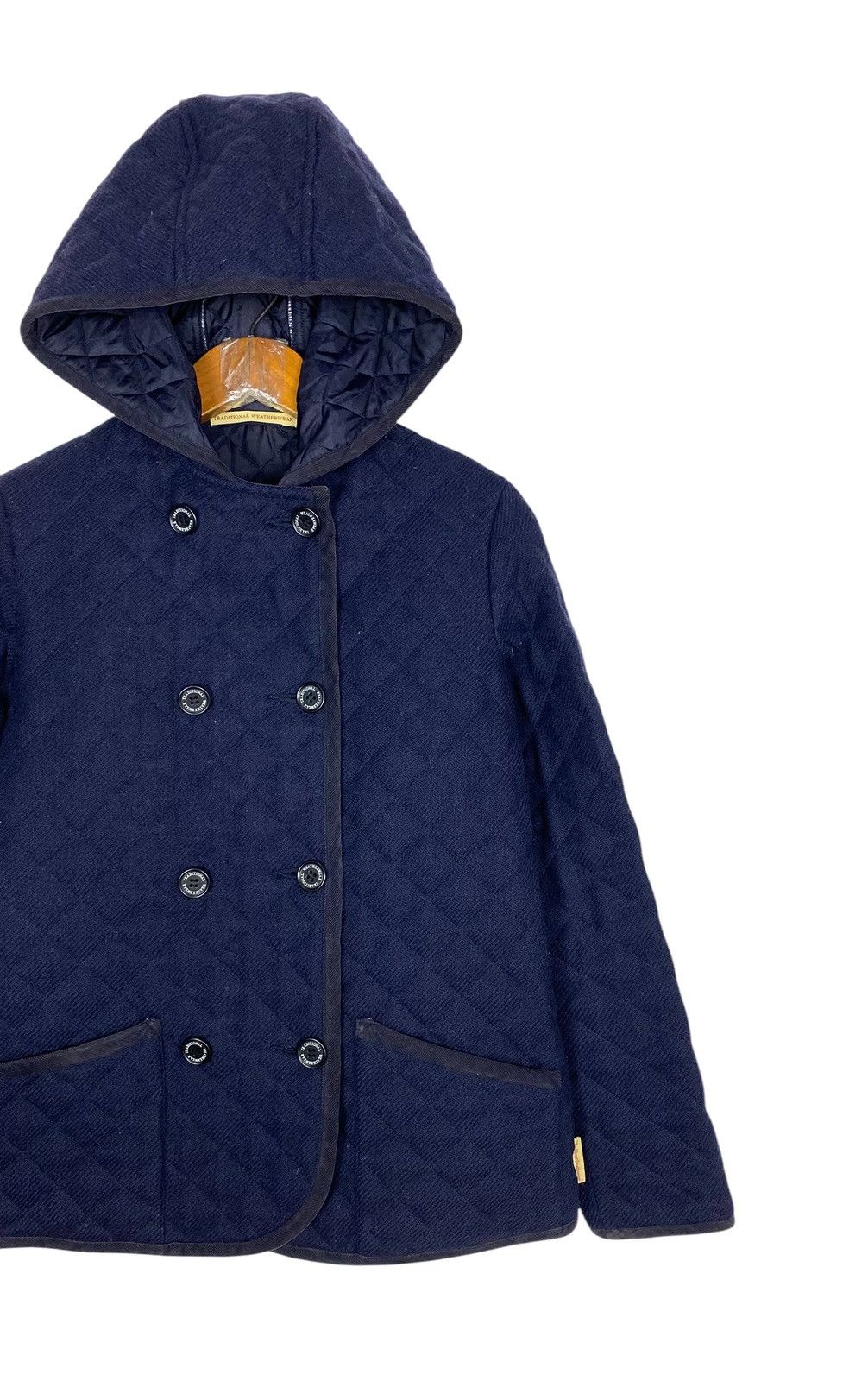 Traditional Weatherwear Rare‼️ Traditional Weatherwear Quilted Hoodie Size XS / US 0-2 / IT 36-38 - 3 Thumbnail