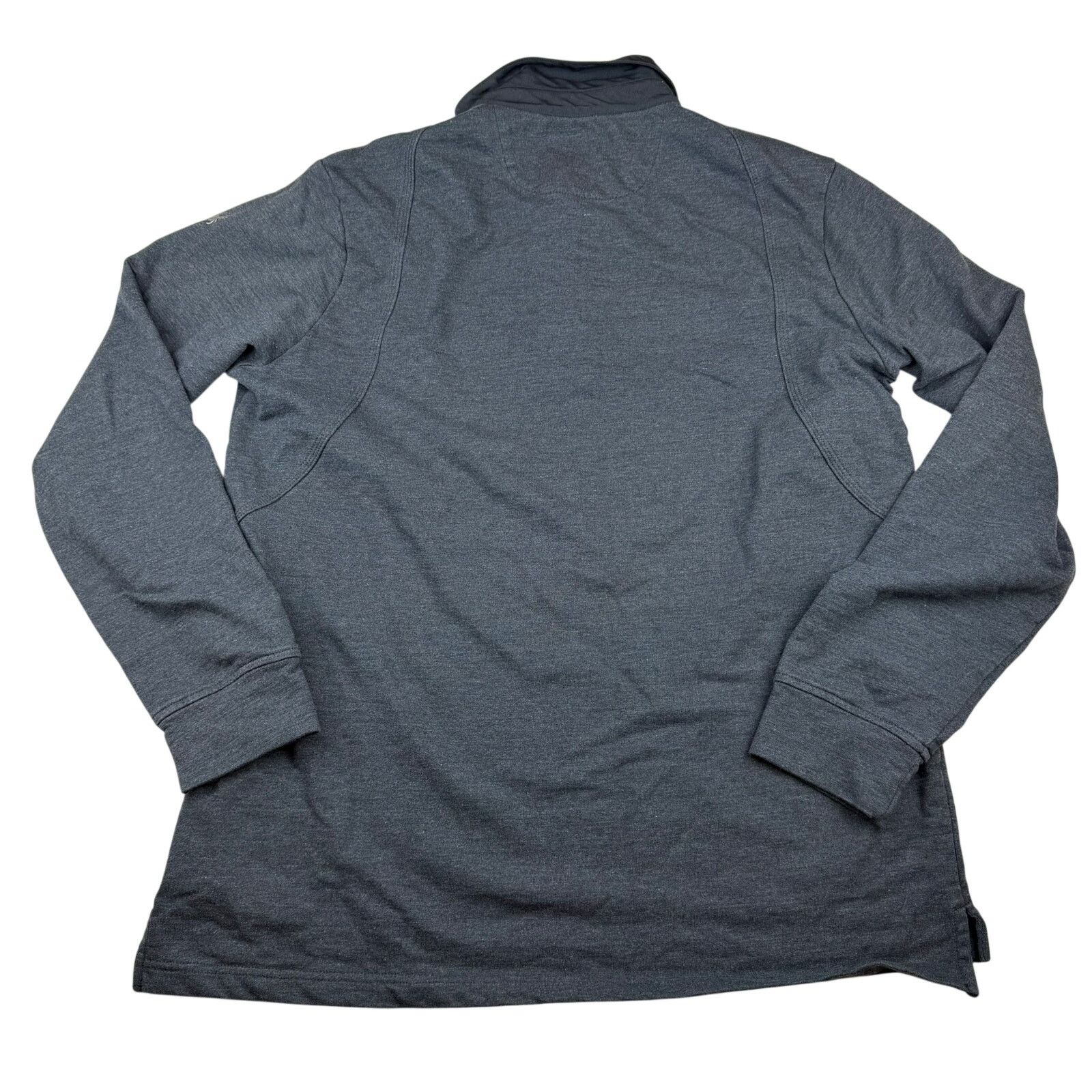Spyder Spyder Long Sleeve Pullover Polo Shirt XL Gray Size US XL / EU 56 / 4 - 2 Thumbnail