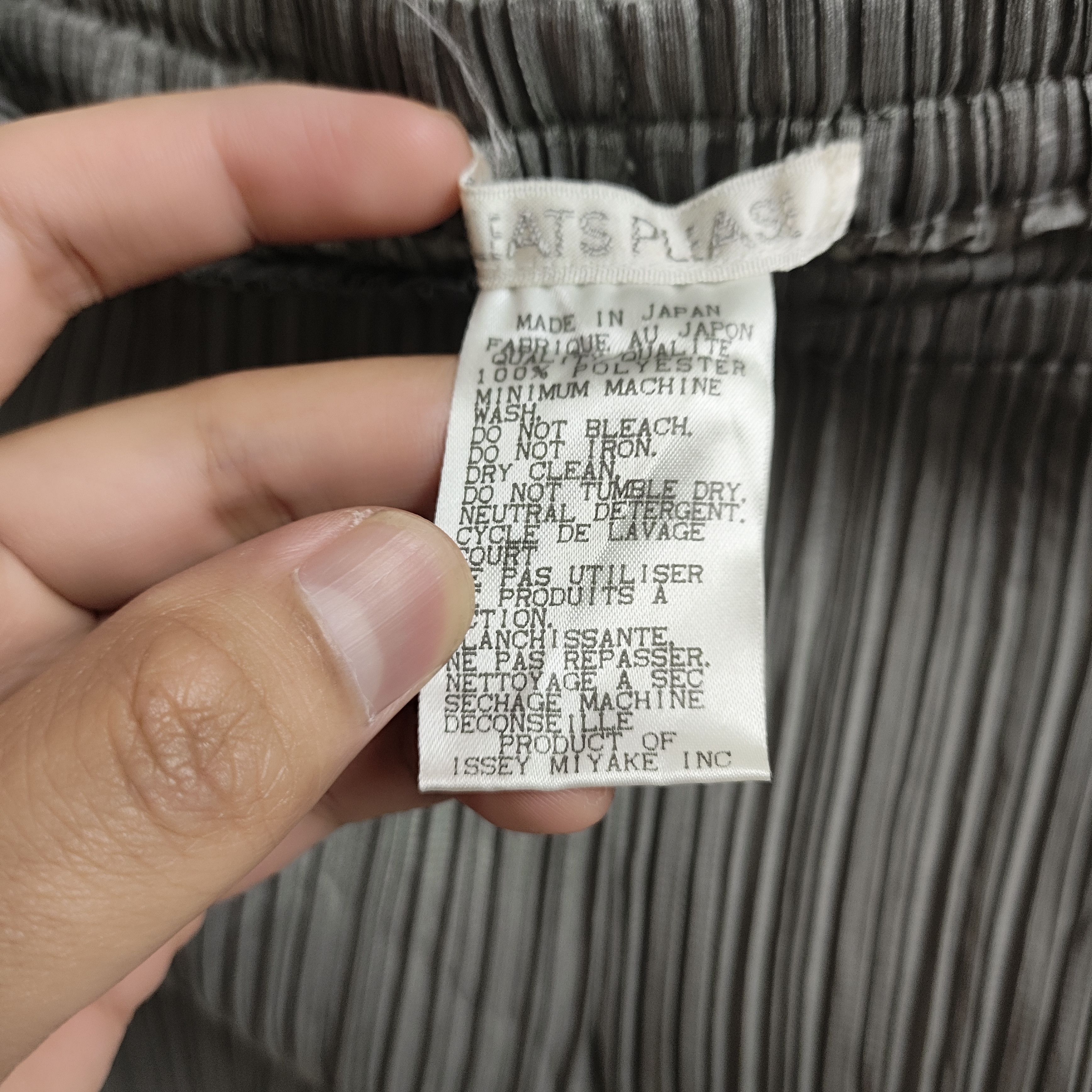 Issey Miyake 90s PLEATS PLEASE BY ISSEY MIYAKE PLEATED PANT RARE Size 27" / US 4 / IT 40 - 4 Thumbnail