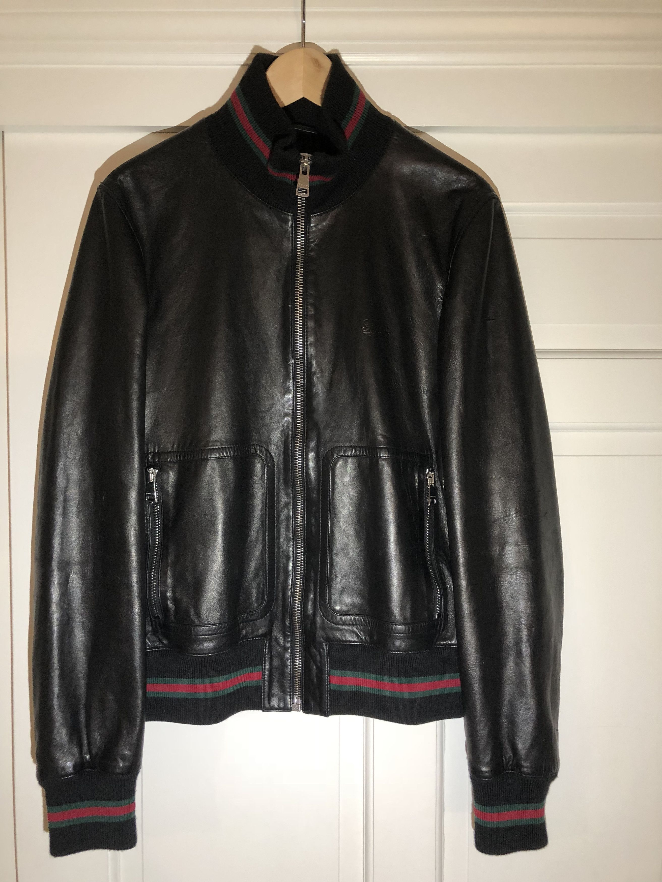 Gucci Leather Bomber Size US M / EU 48-50 / 2 - 1 Thumbnail