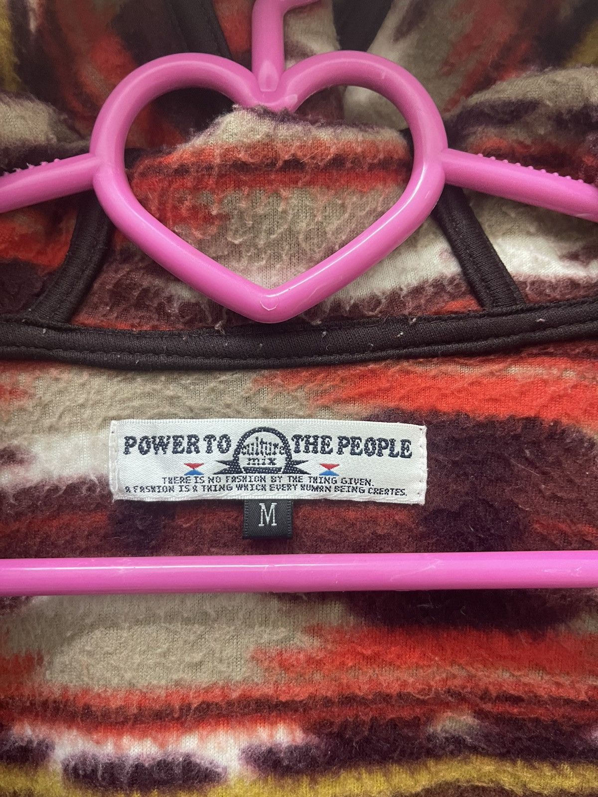 Rare Vintage POWER TO THE PEOPLE American Navajo Design