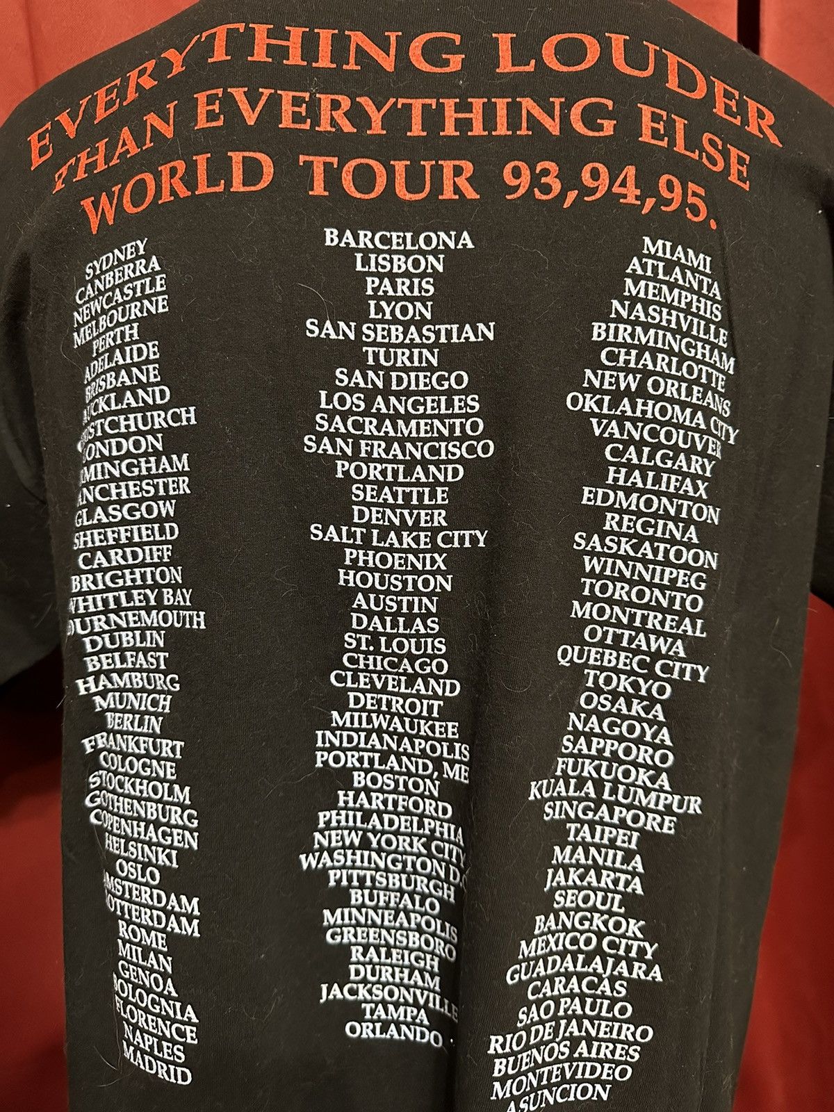Band Tees × Vintage Vintage Meatloaf Tshirt 90’s Band Tee Concert Tour Grail Size US XL / EU 56 / 4 - 3 Thumbnail