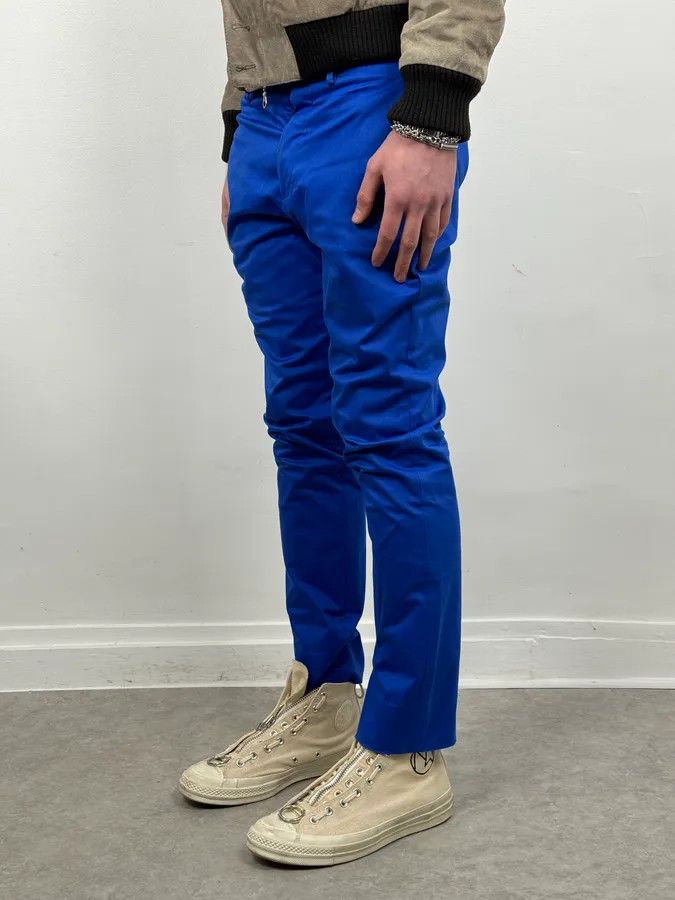 Dior Dior Homme Blue Classy Tailored Pants by Kris Van Assche Size US 30 / EU 46 - 3 Thumbnail