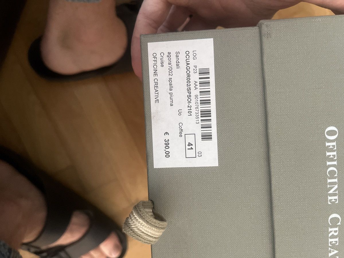Officine Creative Officine Creative Sandals Agora 002 Leather Size US 9.5 / EU 42-43 - 11 Thumbnail