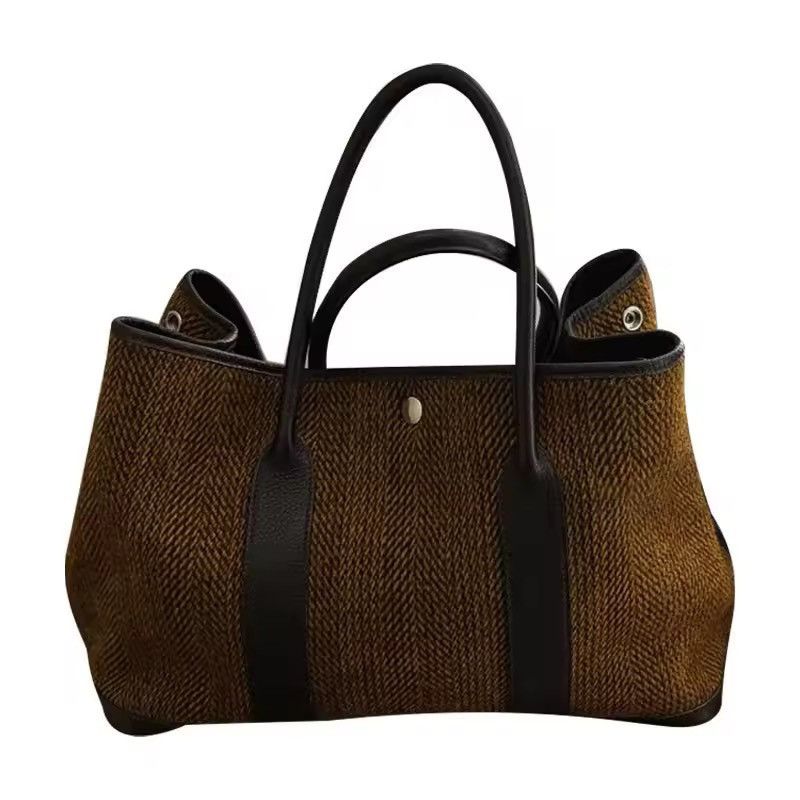 Other Retro Style Office Core Capacity Beach Shoulder Bag Size ONE SIZE - 5 Thumbnail