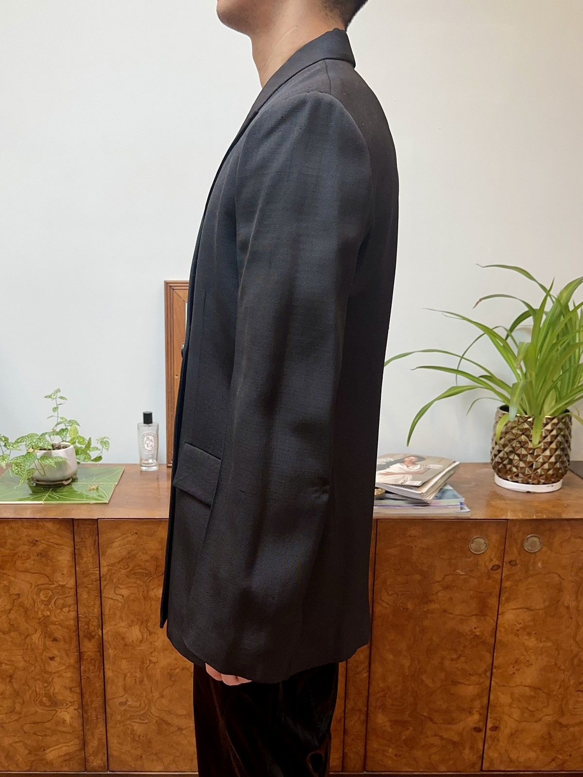 Jil Sander Silk & Viscose DB Blazer Size 38R - 3 Thumbnail