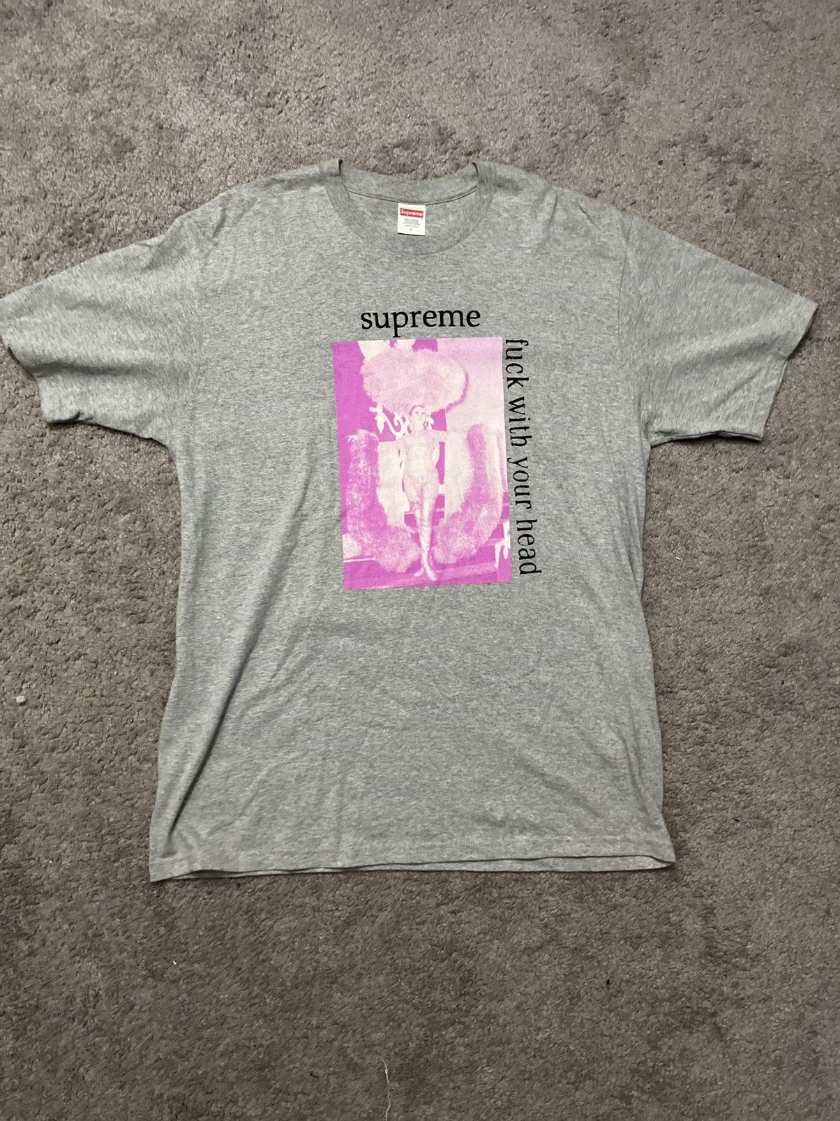Supreme Supreme “F*ck With Your Head” Tee Size US L / EU 52-54 / 3 - 1 Thumbnail