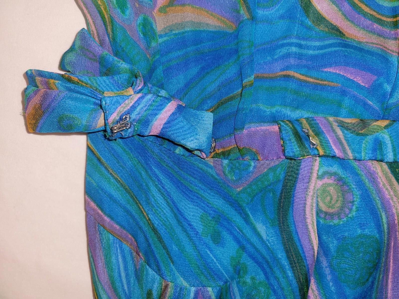 The Unbranded Brand 1960's Vintage womens size small paper a-line dress Size M / US 6-8 / IT 42-44 - 4 Thumbnail