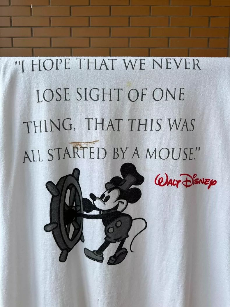 Vintage Vintage Tee 90s Disney Mickey Mouse 2505-Nextarrow Size US XL / EU 56 / 4 - 4 Thumbnail