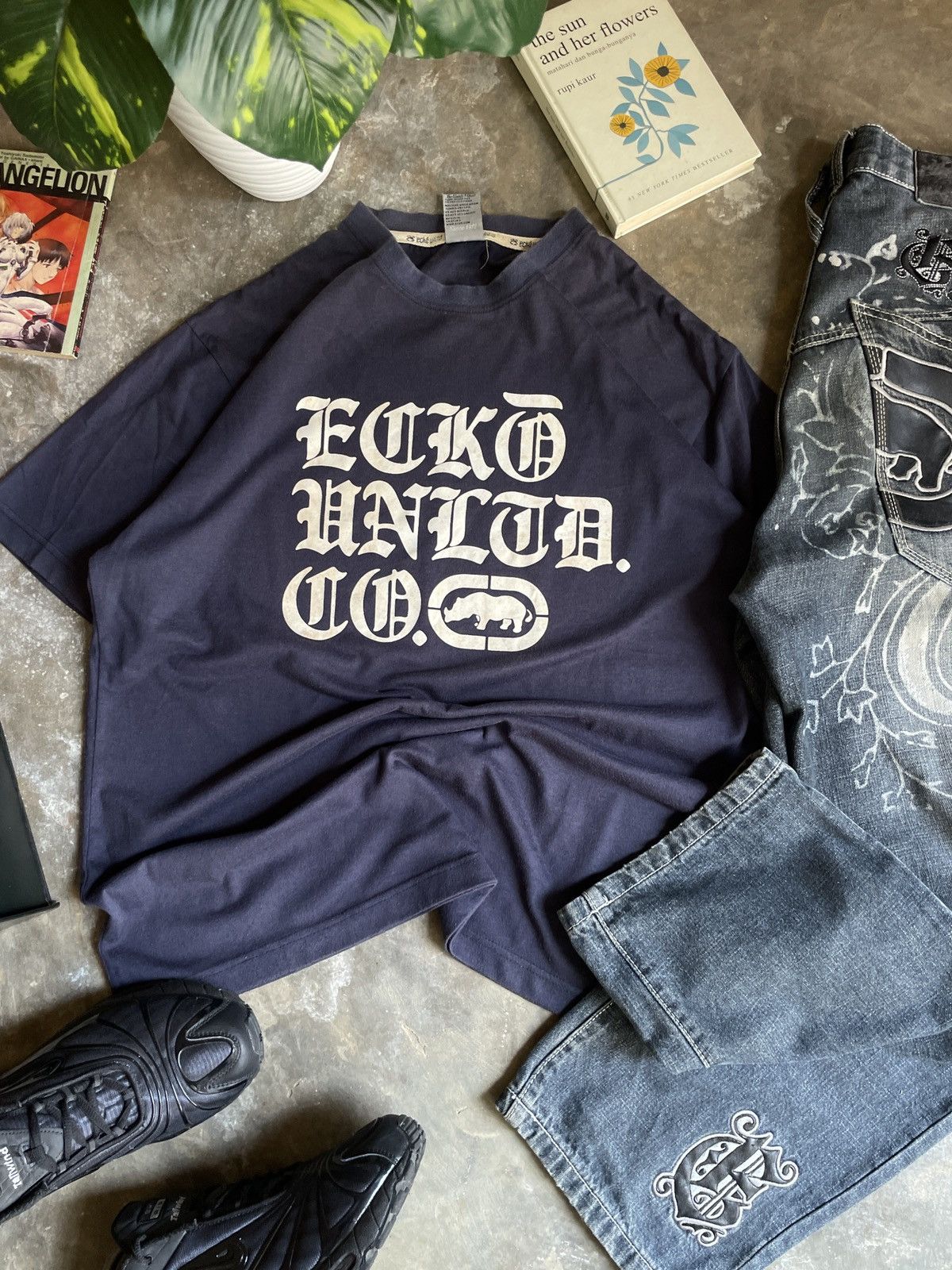 Ecko Unltd. Vintage Y2k Ecko UNLTD Tribal Tshirt If Six Wash nine style Size US XL / EU 56 / 4 - 1 Thumbnail