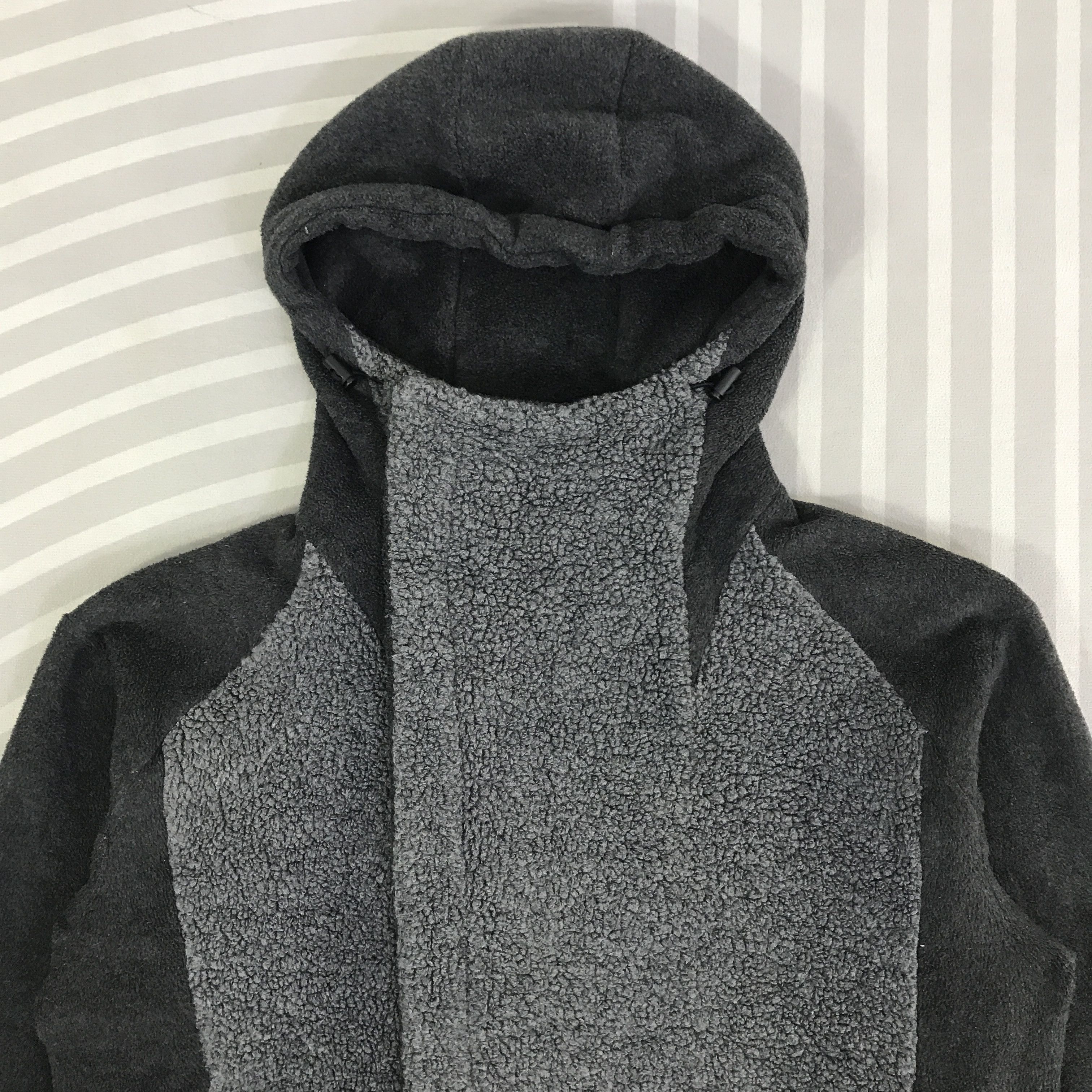 gomme Vintage Gomme fleece sherpa hoodie Jacket K91B4 Size US L / EU 52-54 / 3 - 2 Thumbnail