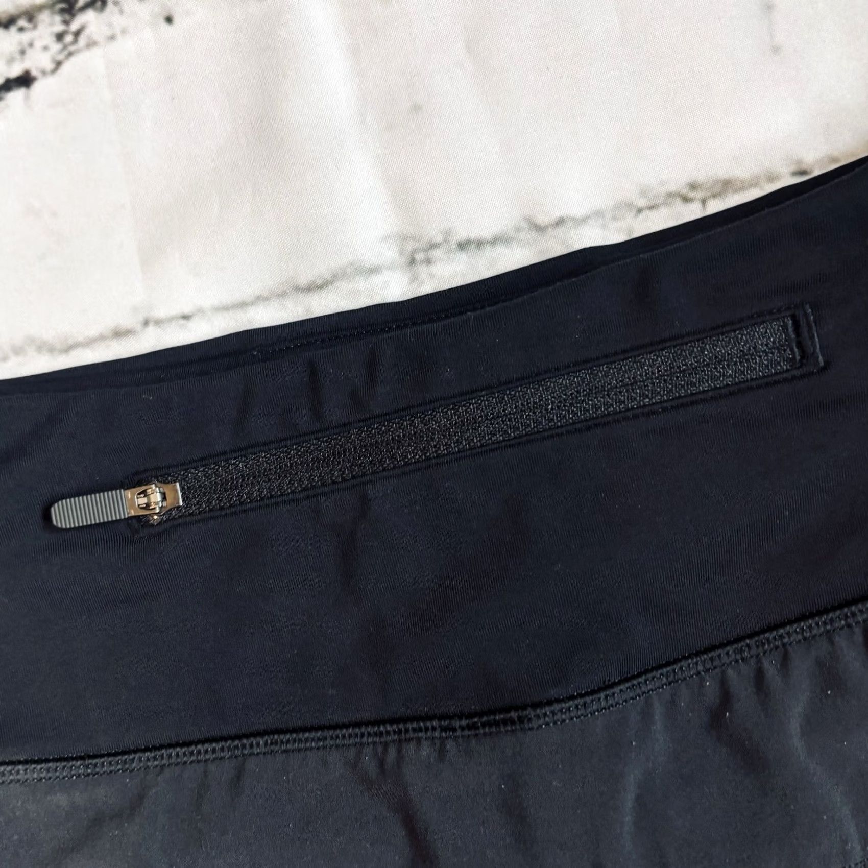 Lululemon VINTAGE Womens Lululemon Base Pace High-Rise Fitted Shorts 8" W7BQ9S Blue sz 6 Size 28" / US 6 / IT 42 - 2 Thumbnail