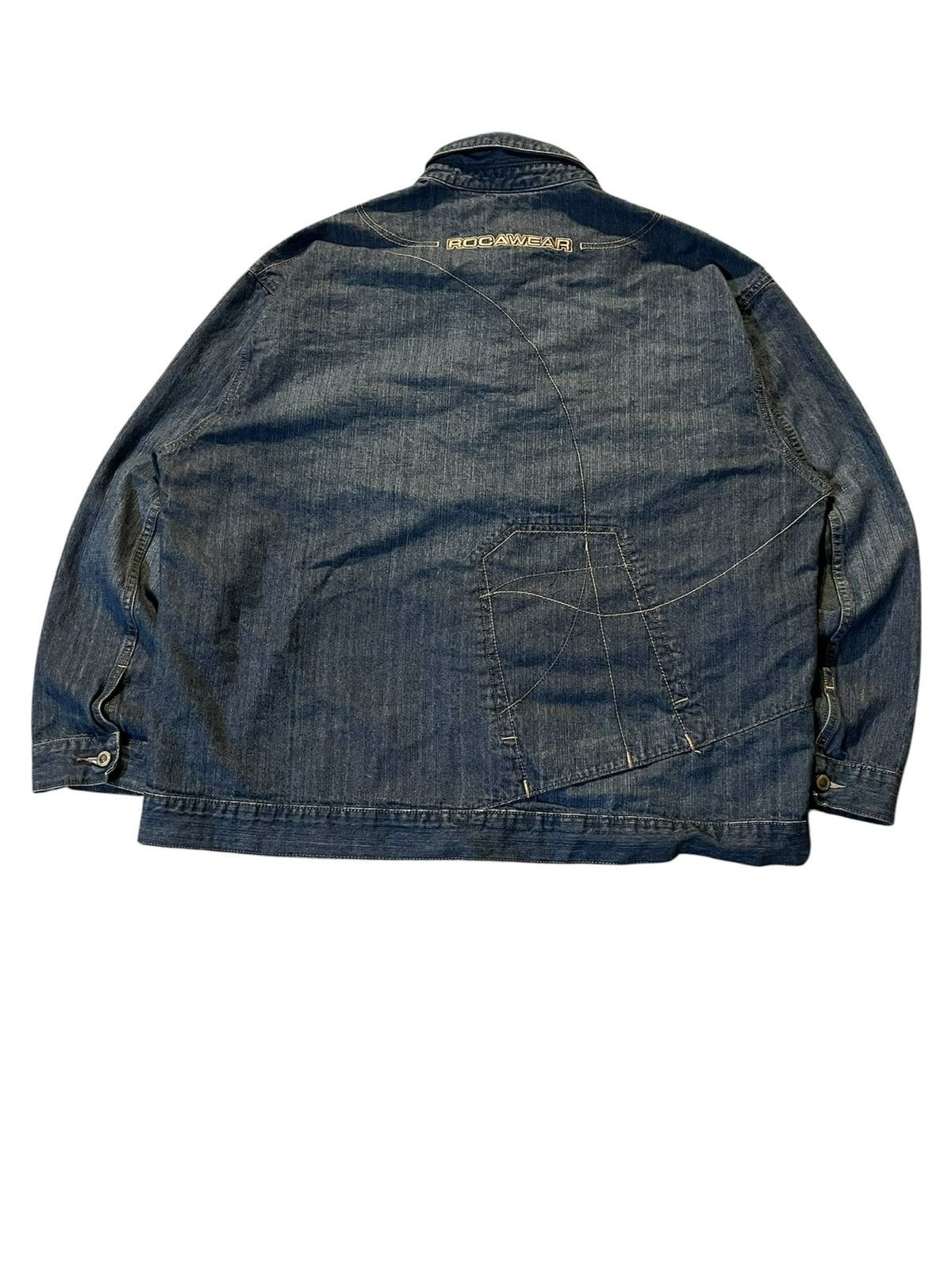 Rocawear 1999 Rocawear Denim Jacket Size US XL / EU 56 / 4 - 2 Thumbnail
