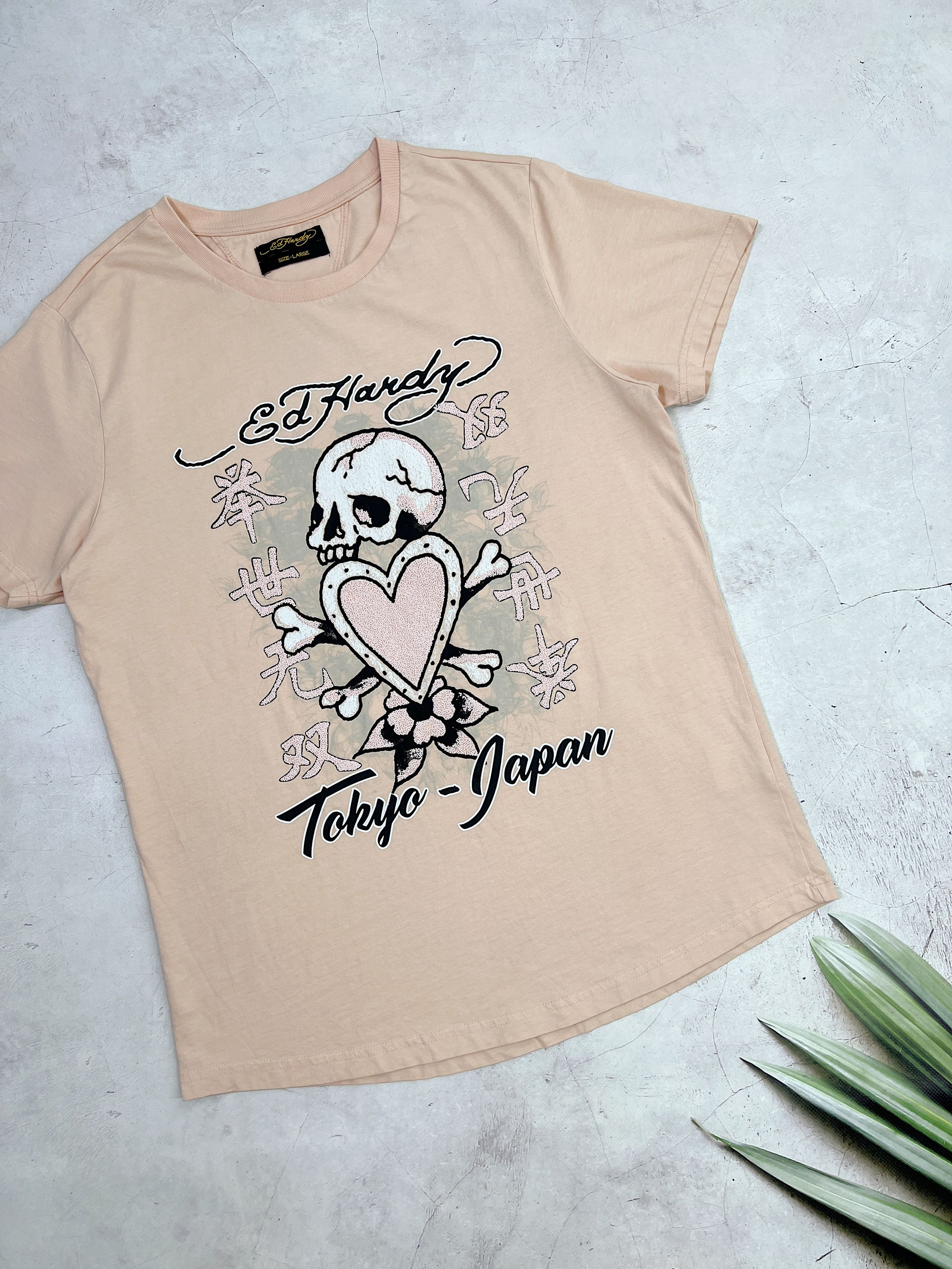 Christian Audigier × Ed Hardy Ed Hardy T-Shirt Tokyo Japan Skull Logo Size US M / EU 48-50 / 2 - 4 Thumbnail