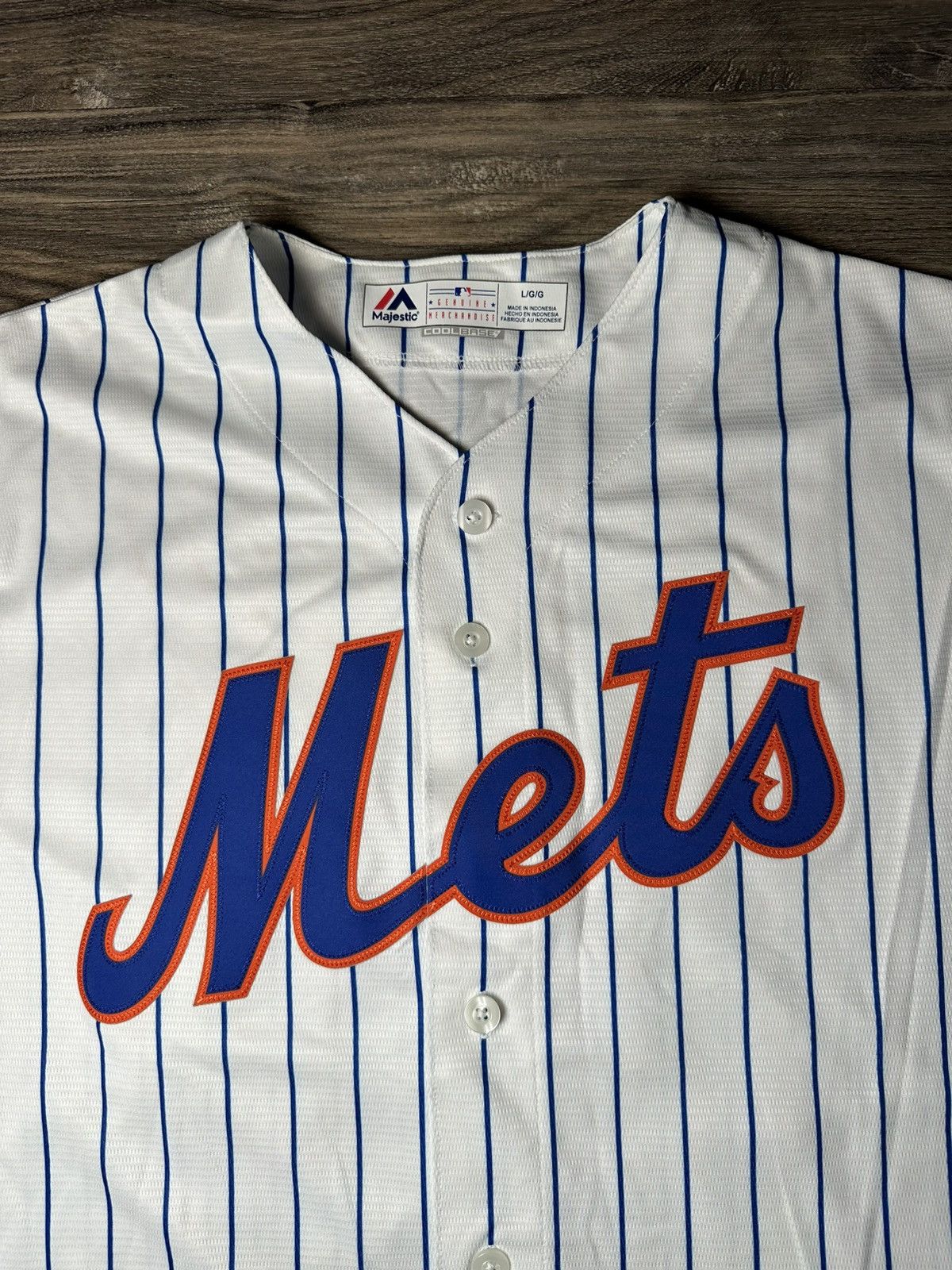 NBA New York Mets Pete Alonso 20 MLB Baseball Jersey Men's Size US L / EU 52-54 / 3 - 5 Thumbnail