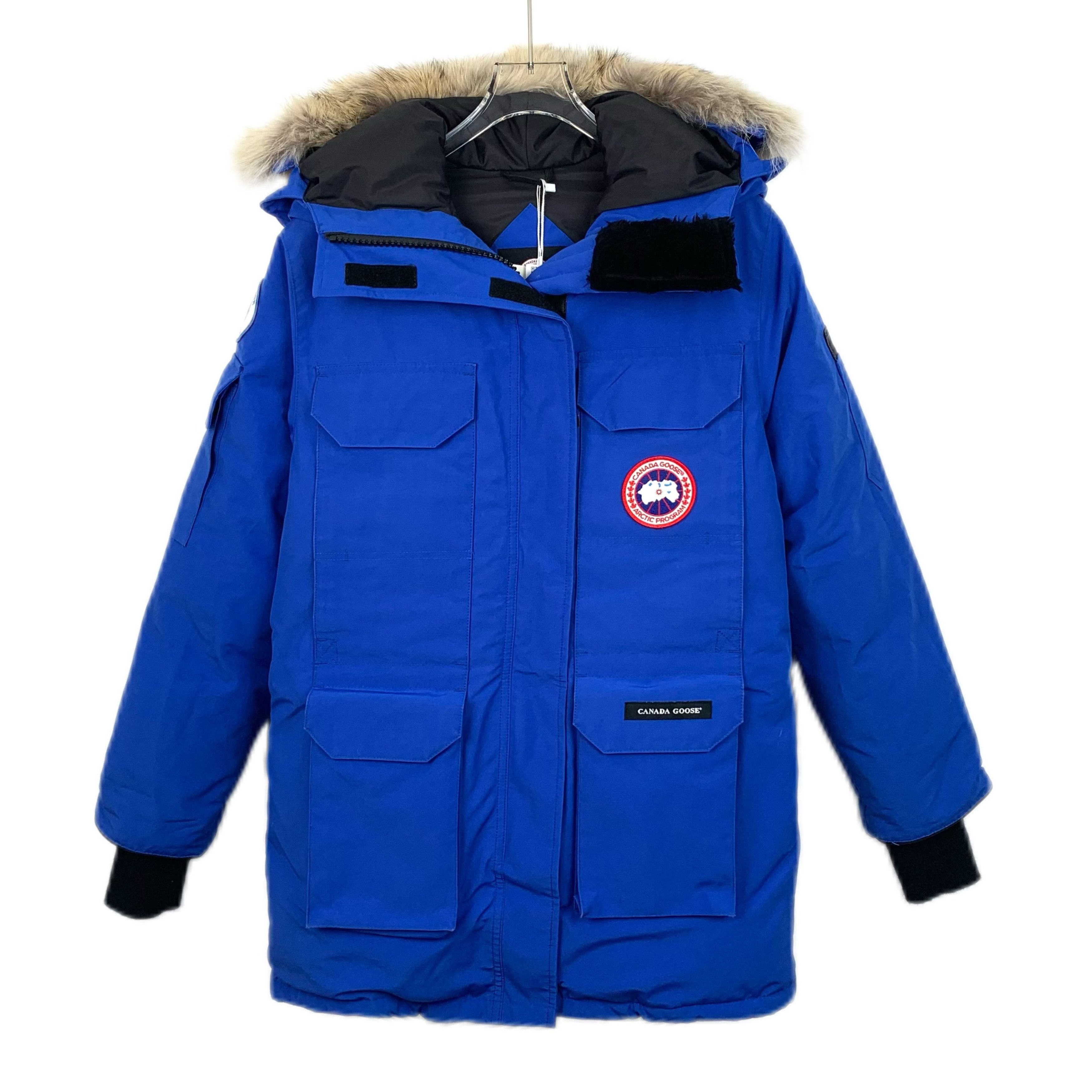 Canada Goose Canada Goose Expedition Fur Hooded Down Jacket Blue (S) Size US S / EU 44-46 / 1 - 1 Thumbnail
