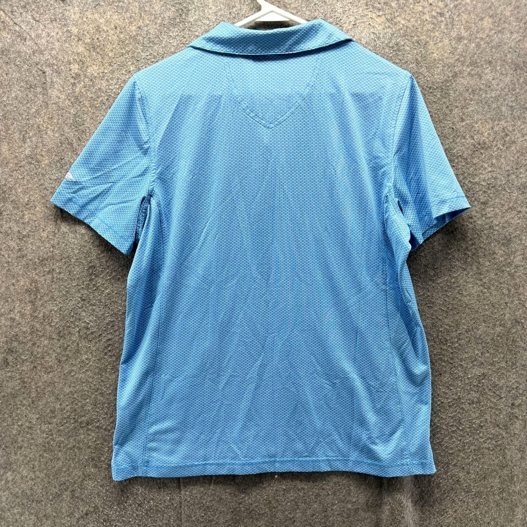Superdry Oxford Golf Shirt Women Medium Blue The Barclays Super Dry Performance Polo Golf Size M / US 6-8 / IT 42-44 - 2 Thumbnail