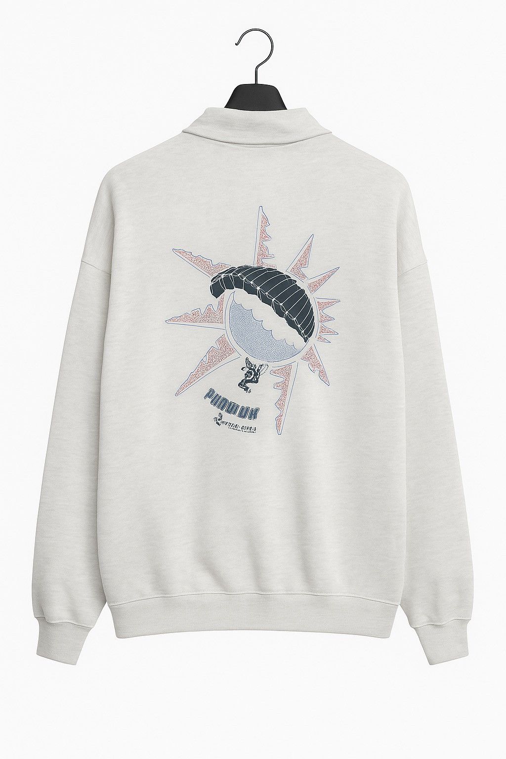 Vintage Vintage Switcher Paragliding Quarter-Zip Sweatshirt Swiss Size US L / EU 52-54 / 3 - 1 Thumbnail
