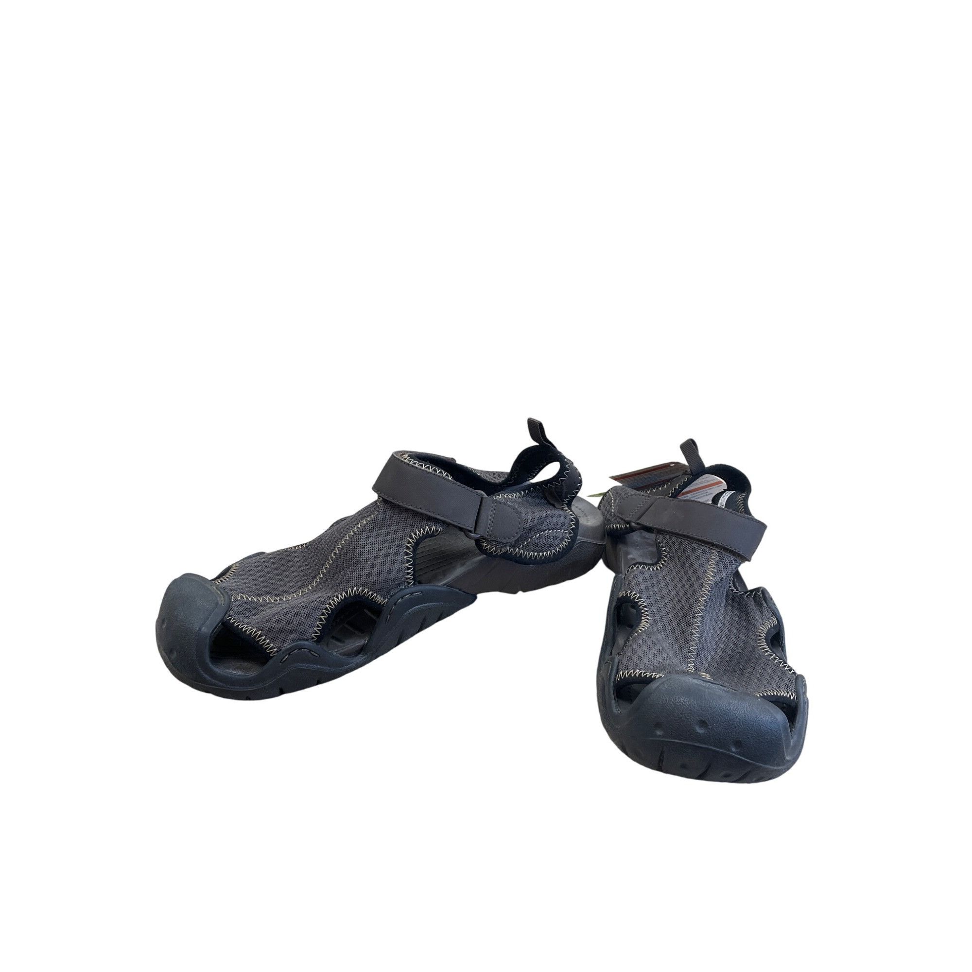 Crocs Crocs Mens Brown Swiftwater Sandals Shoes Size 12 SKU 8534 Size US 12 / EU 45 - 2 Thumbnail