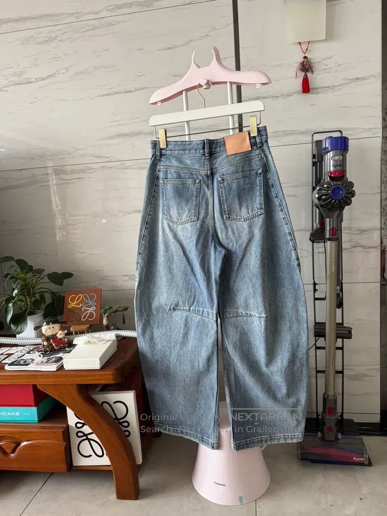 Loewe Loewe SS25 Pre-selected Series Curved Knife Denim Trousers Size 25" / US 0 / IT 36 - 2 Thumbnail