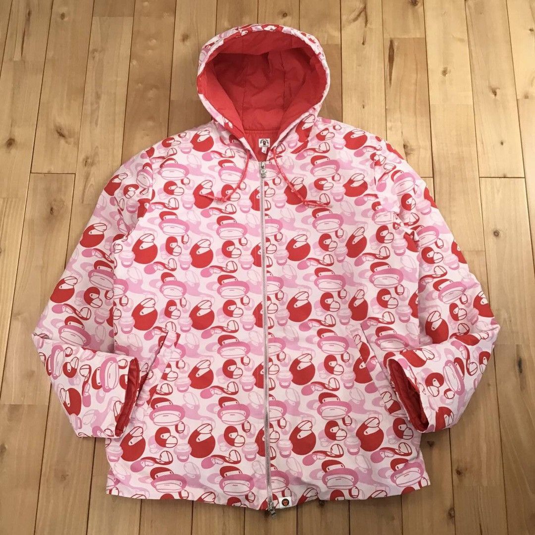 Bape × Nigo BAPE Milo Camo pink zip hoodie jacket a bathing ape NIGO Size US L / EU 52-54 / 3 - 1 Thumbnail