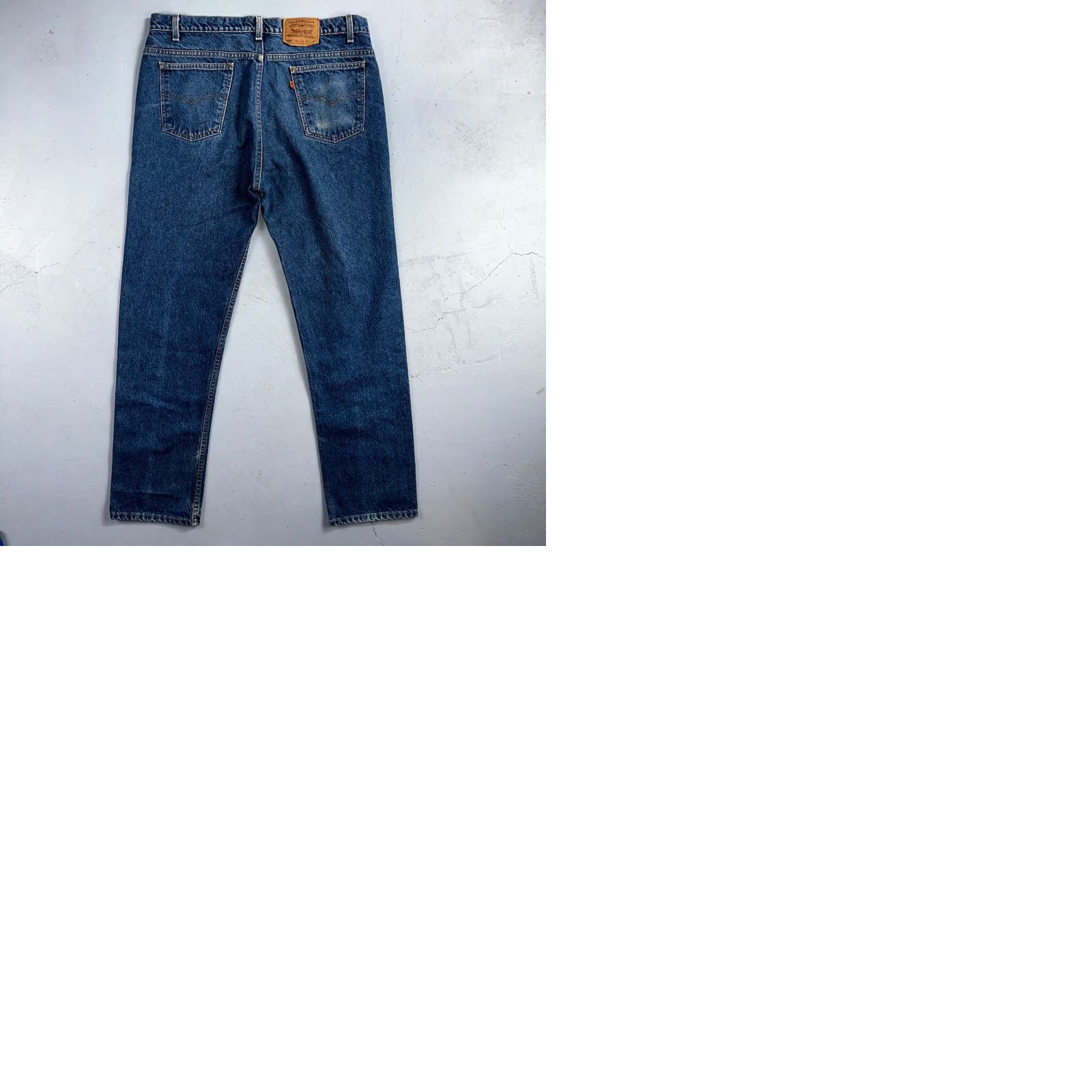 Levi's VINTAGE Levi's 505 Jeans Mens 40x32 Blue Medium Wash 90s Orange Tab Denim Straight Size US 40 / EU 56 - 10 Thumbnail