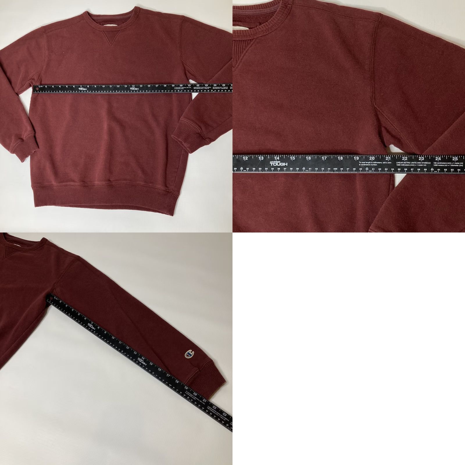 Champion VINTAGE Champion 1919 Sweatshirt Maroon Crew Neck Pullover Sweatshirt Mens M Red 90s Theme Grest? Size US M / EU 48-50 / 2 - 8 Thumbnail