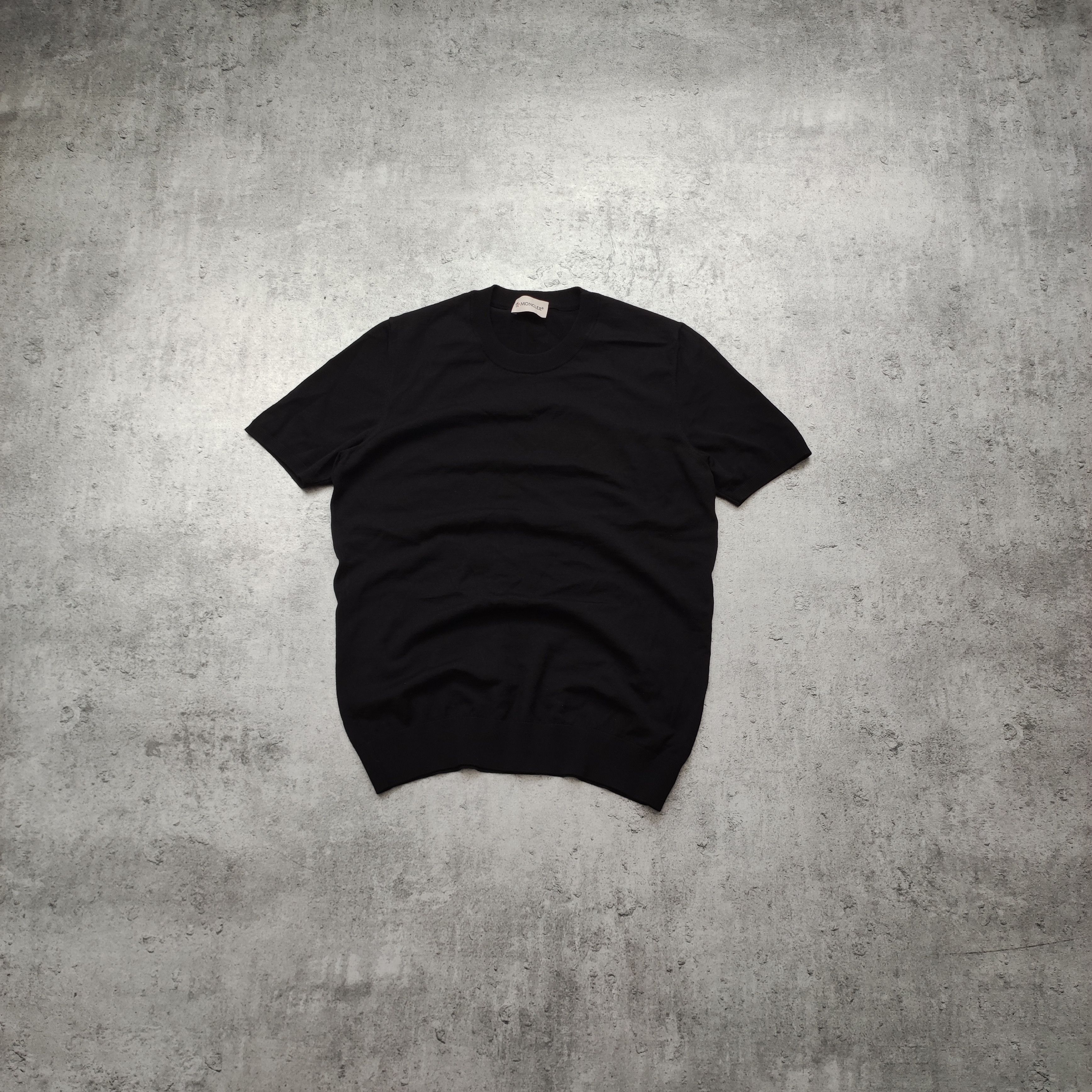 Moncler Moncler Paris Classic Basic no Logo Pique Black Blouse Size M / US 6-8 / IT 42-44 - 1 Thumbnail