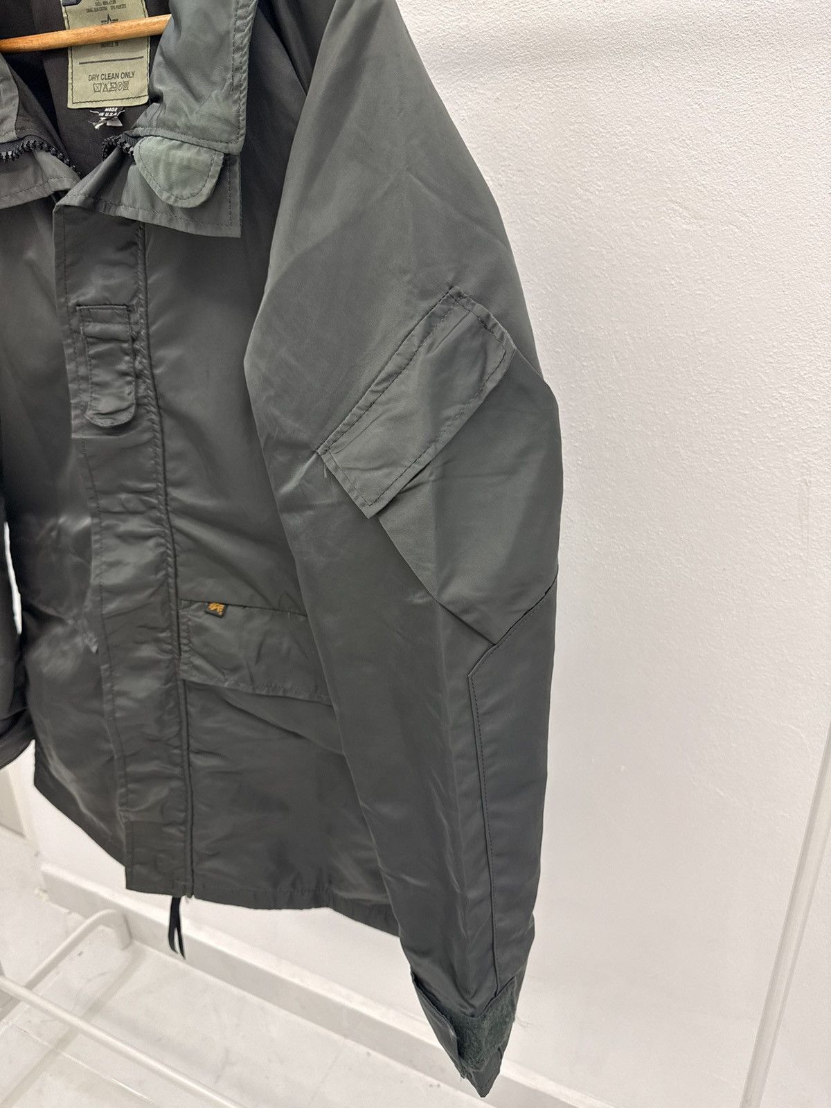 ?RARE?VTG Alpha Industries Parka ECWCS 2nd Gen Nylon Hoodie