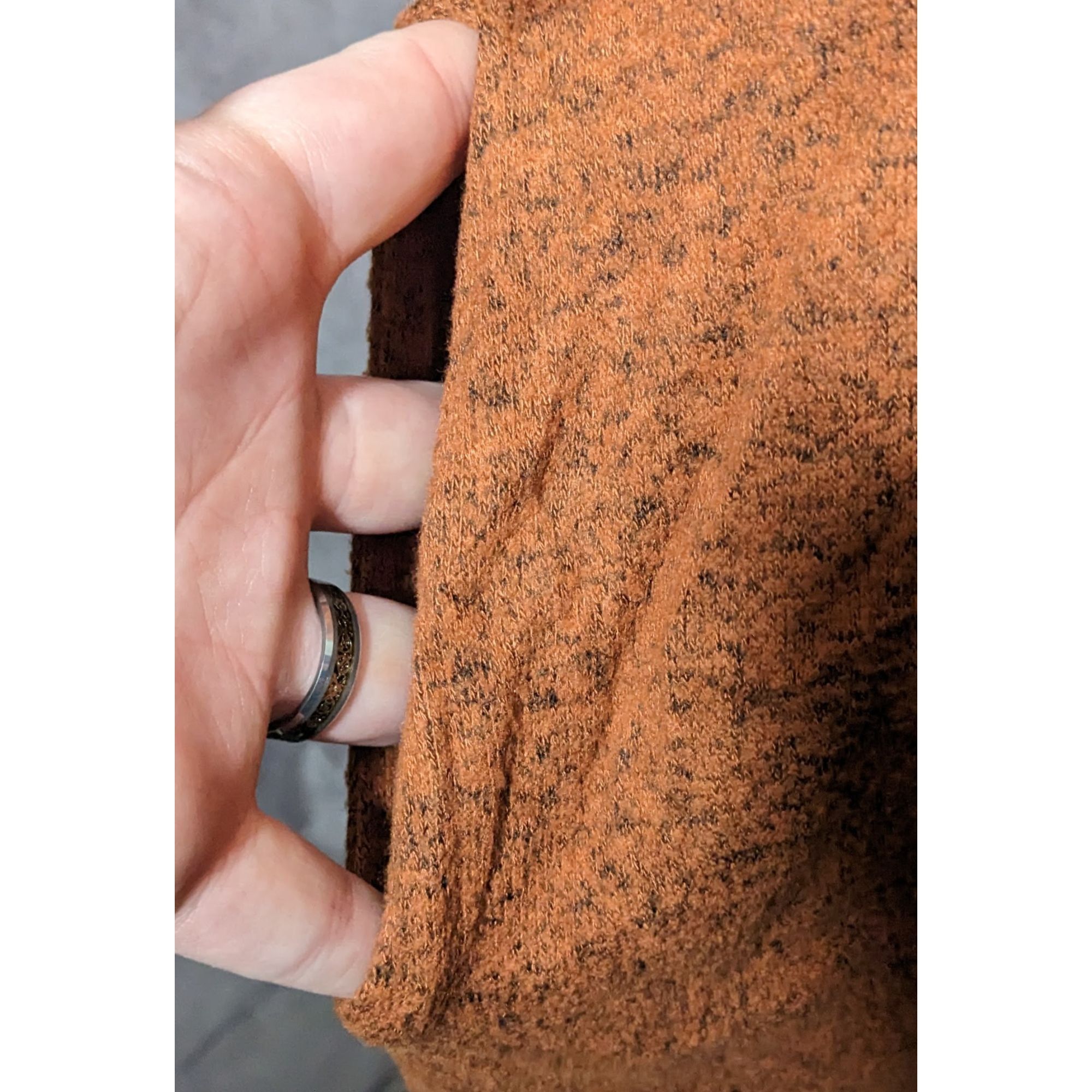 Other AGB Brown With Black Speckles Sweater Dress With Pockets Size L / US 10 / IT 46 - 6 Thumbnail