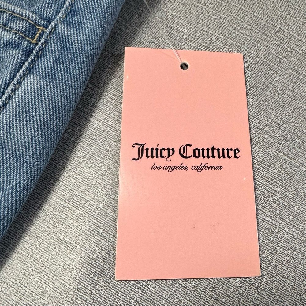 Juicy Couture NWT New Juicy Couture Low Rise Abbot Side Seam Logo Jeans S Size 31" - 7 Thumbnail