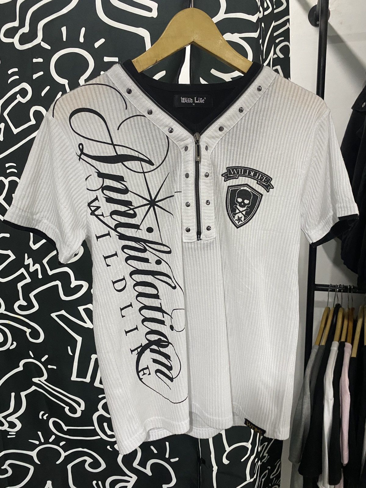 Japanese Brand Mild Life poem tshirt Size US M / EU 48-50 / 2 - 3 Thumbnail