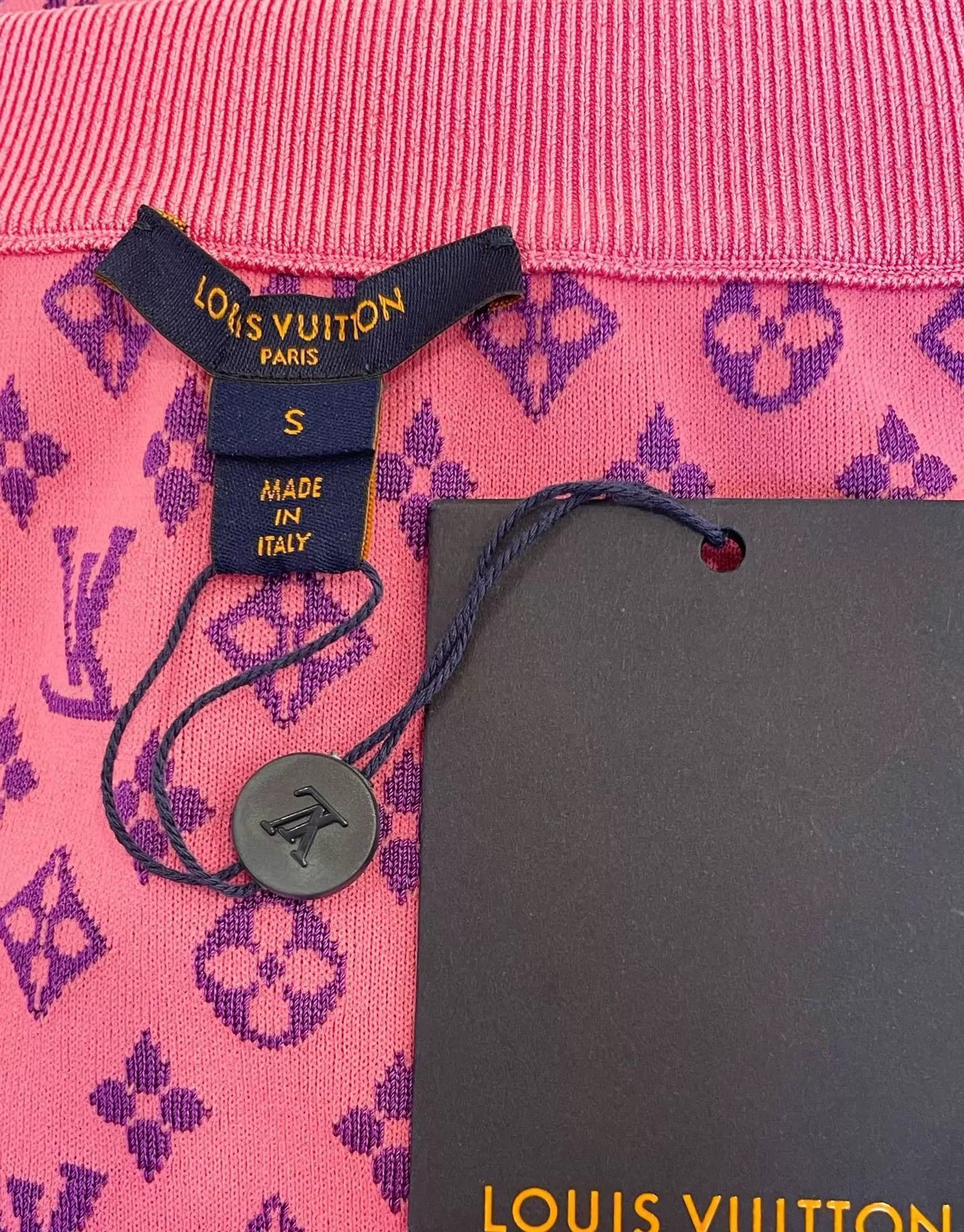 Louis Vuitton LV Women's Purple Jacquard Straight Skirt S Size 26" / US 2 / IT 38 - 5 Thumbnail