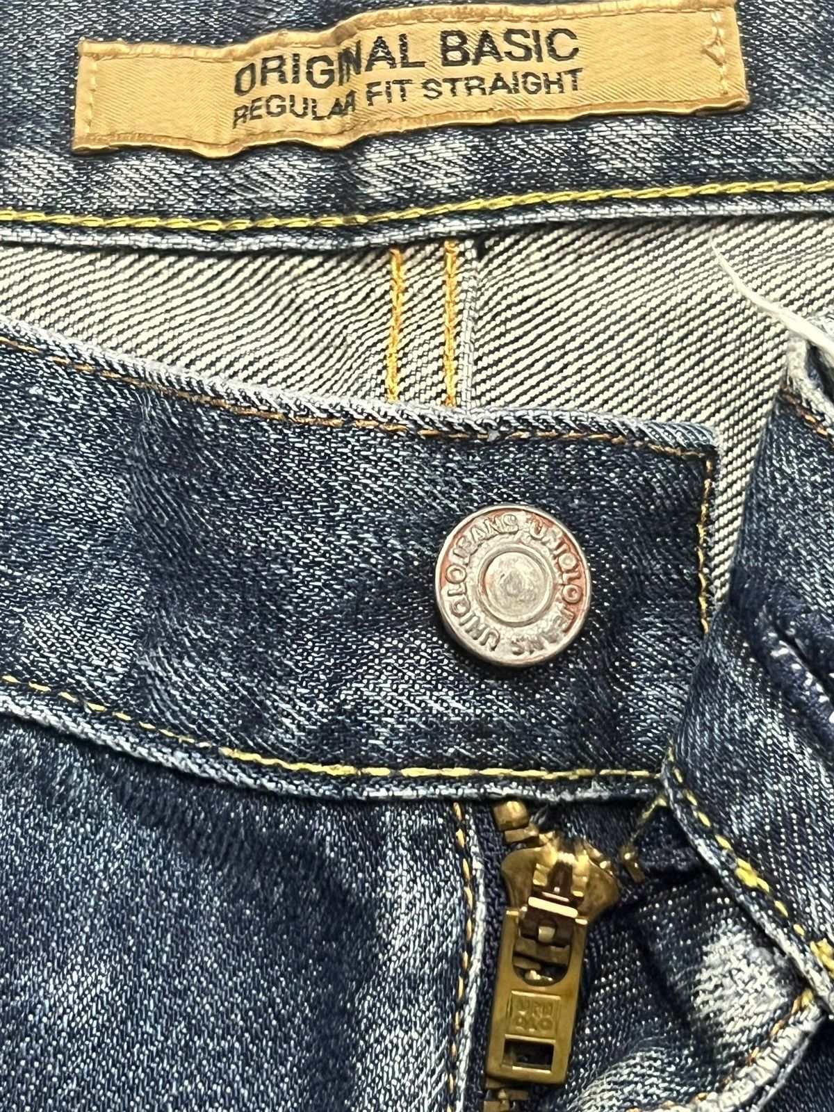 Uniqlo Loose Vintage Uniqlo S-002 Original Basic - Faded Wash Jeans Size US 32 / EU 48 - 11 Thumbnail