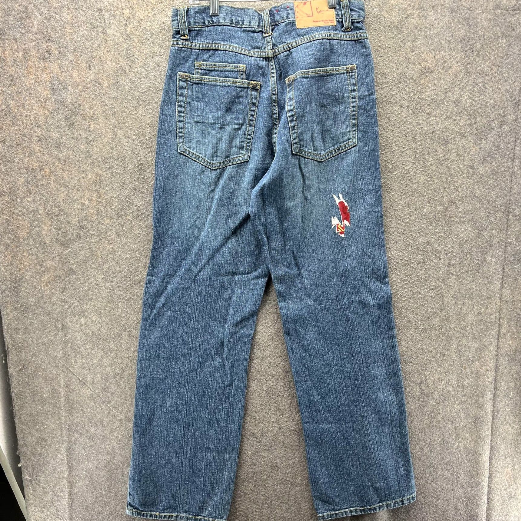 Karl Kani VINTAGE Karl Kani Jeans Mens 32x33 Blue Relaxed Straight Denim Hip Hop Y2K NEW Straight Jeans Mens Regular 32 33 Blue Hip Hop Theme Mens Jeans Size US 32 / EU 48 - 2 Thumbnail